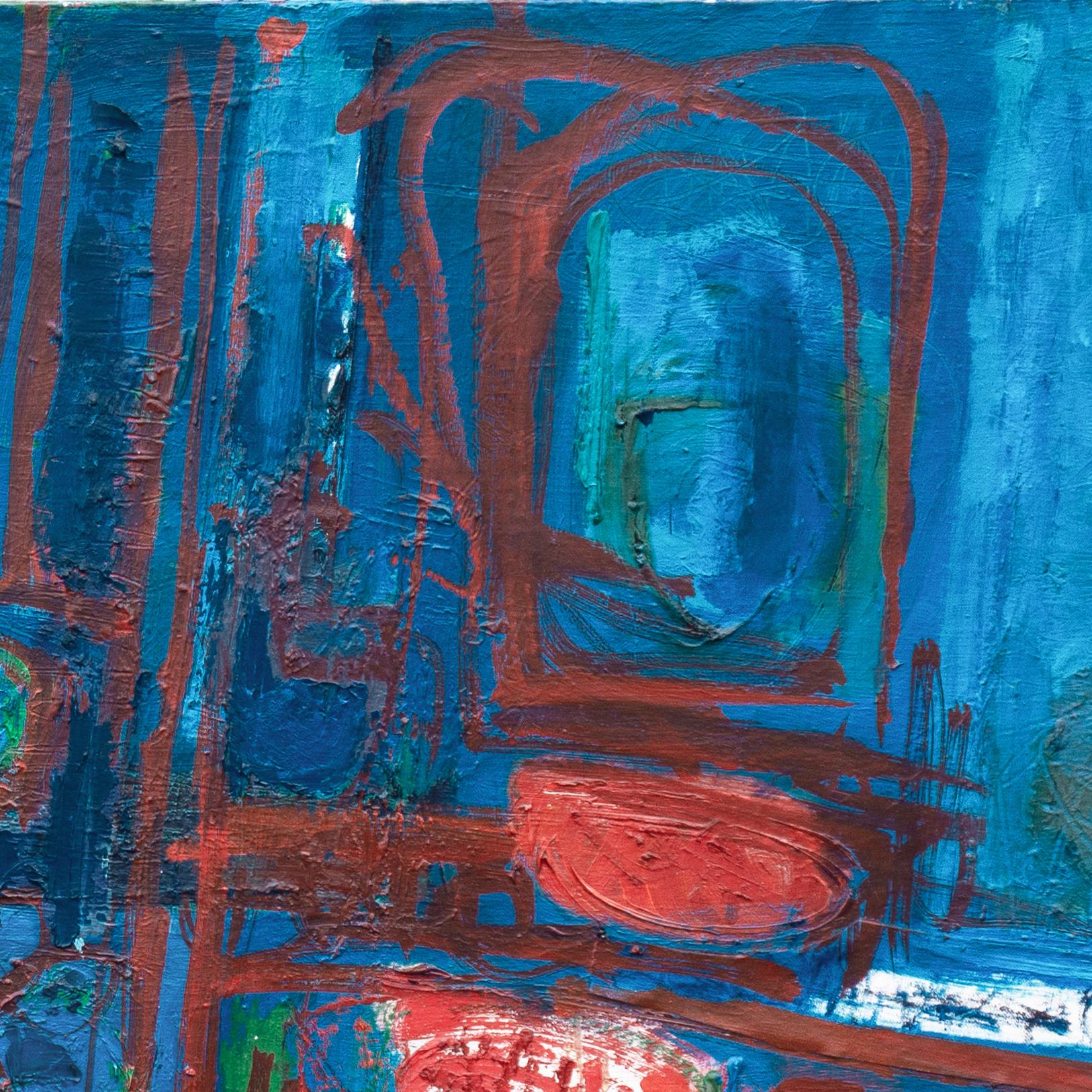 'Composition in Blue and Red', New York, Cooper Union, Smith, Israel, Tel Aviv For Sale 7