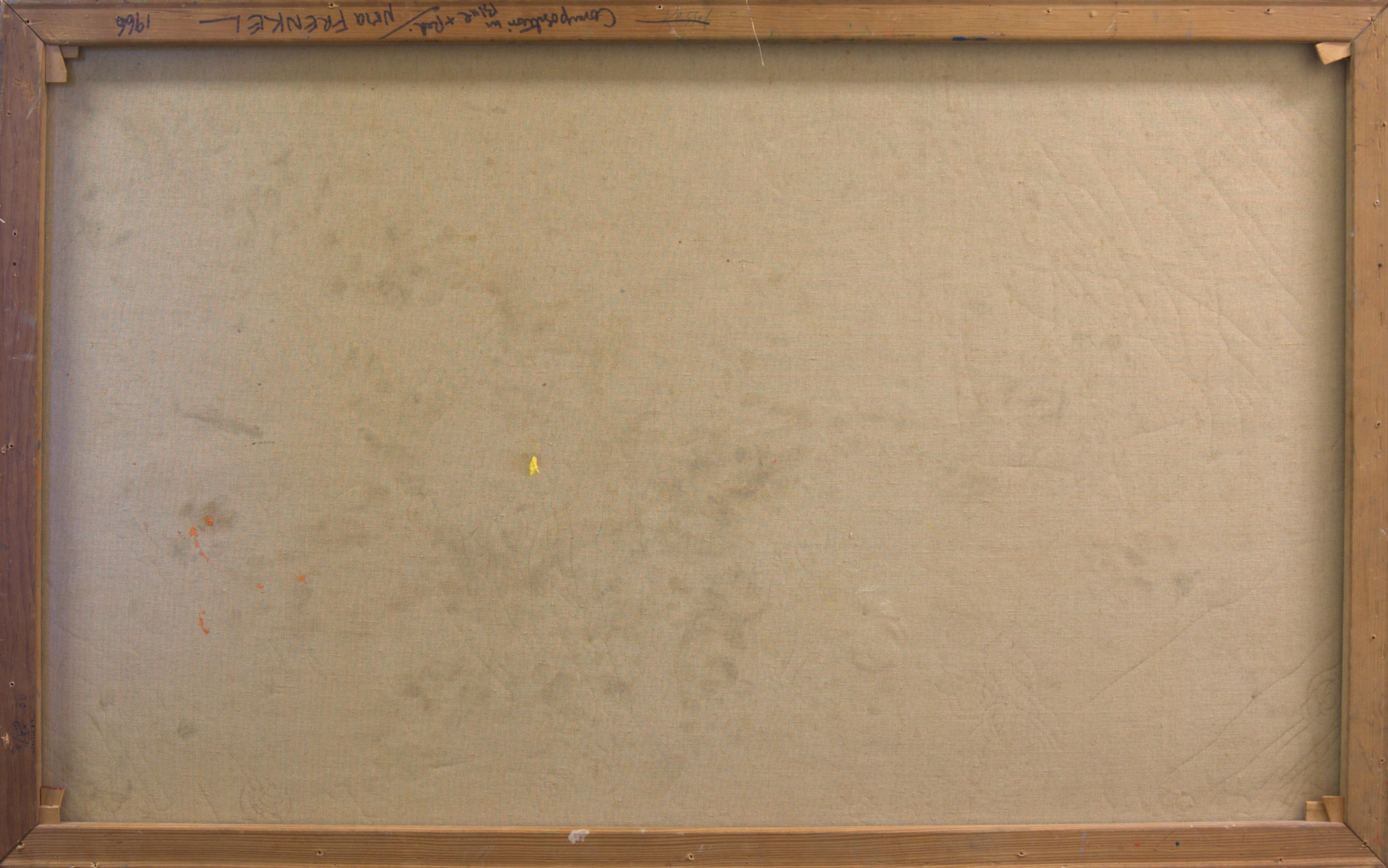 'Composition in Blue and Red', New York, Cooper Union, Smith, Israel, Tel Aviv For Sale 8