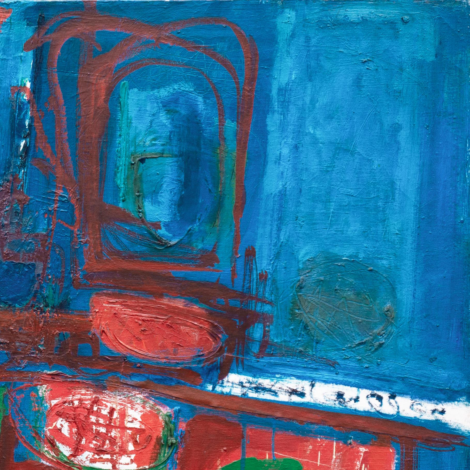 'Composition in Blue and Red', New York, Cooper Union, Smith, Israel, Tel Aviv For Sale 6