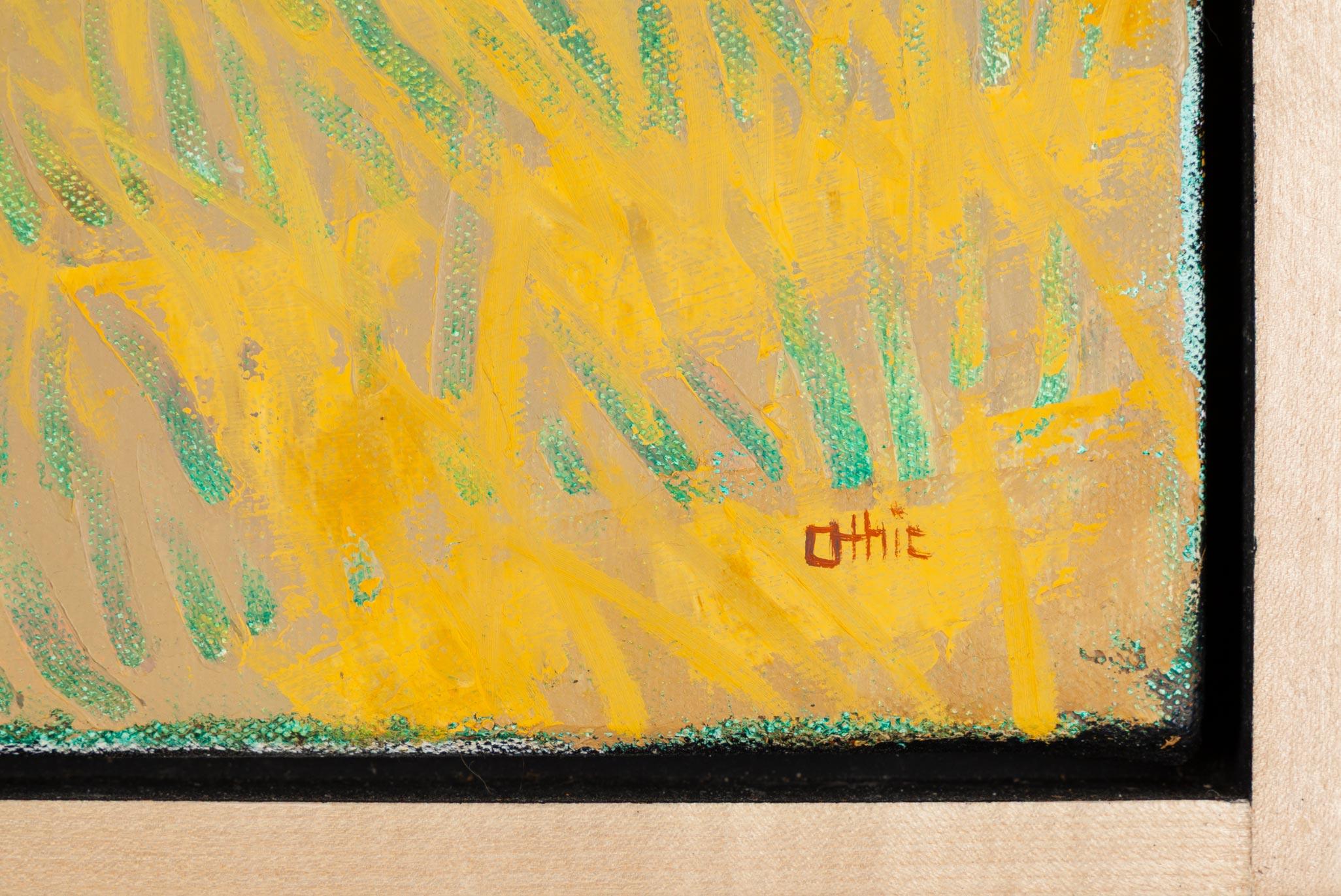 Hair Sheep Ram – Painting von Nora Othic