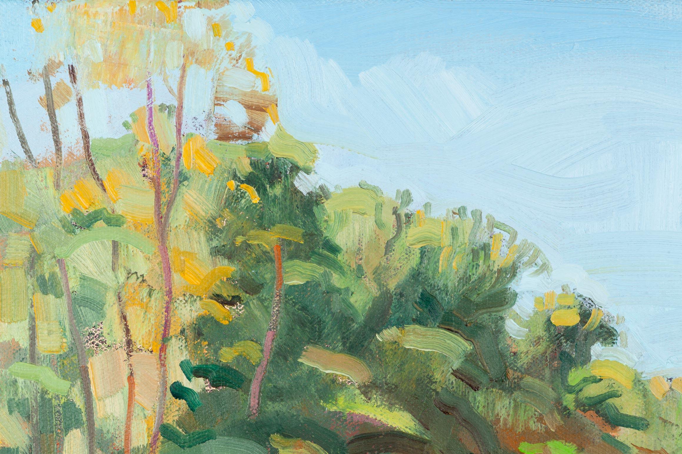 Harvey's Road, October (Beige), Animal Painting, von Nora Othic