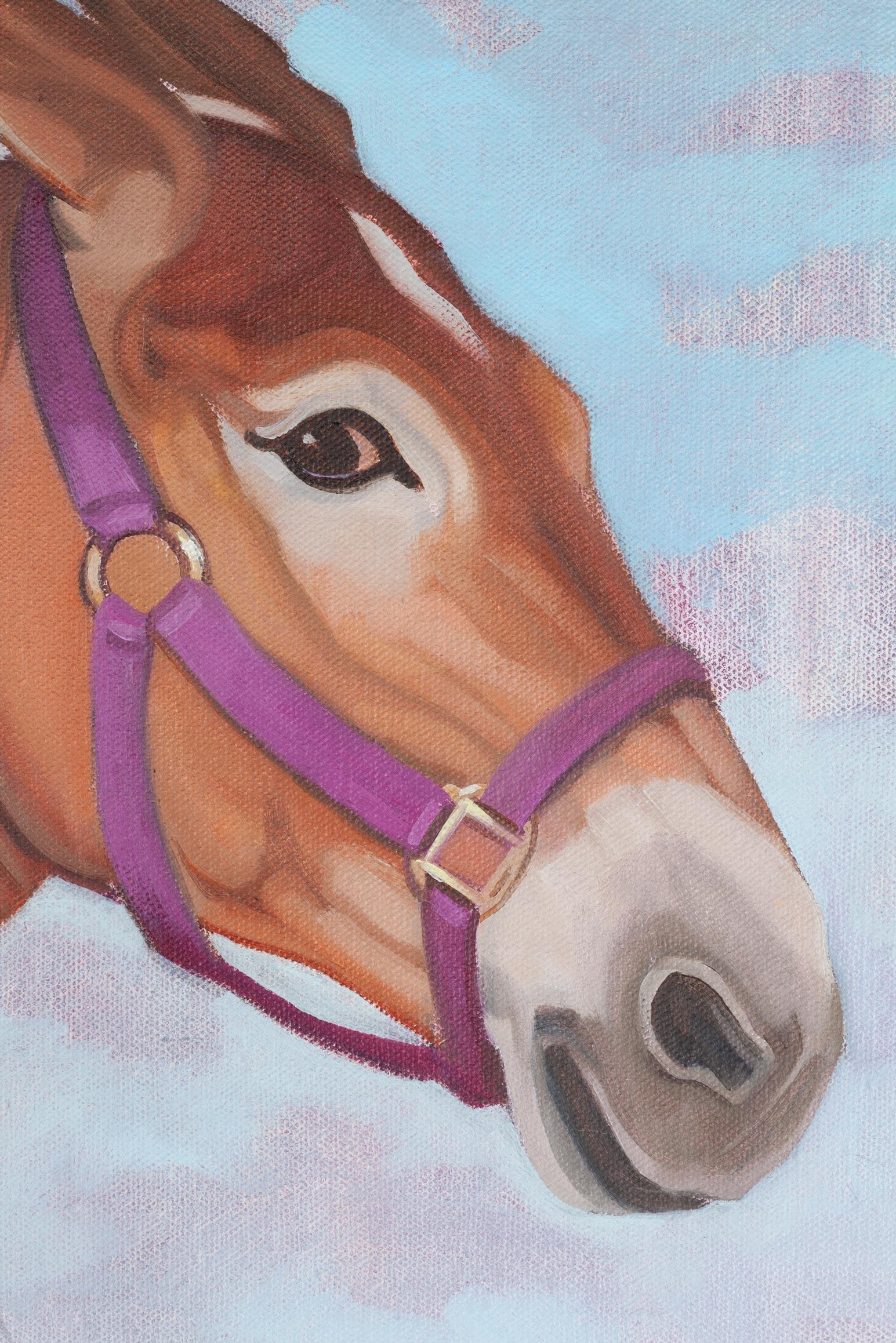 Mule (Amerikanischer Realismus), Painting, von Nora Othic