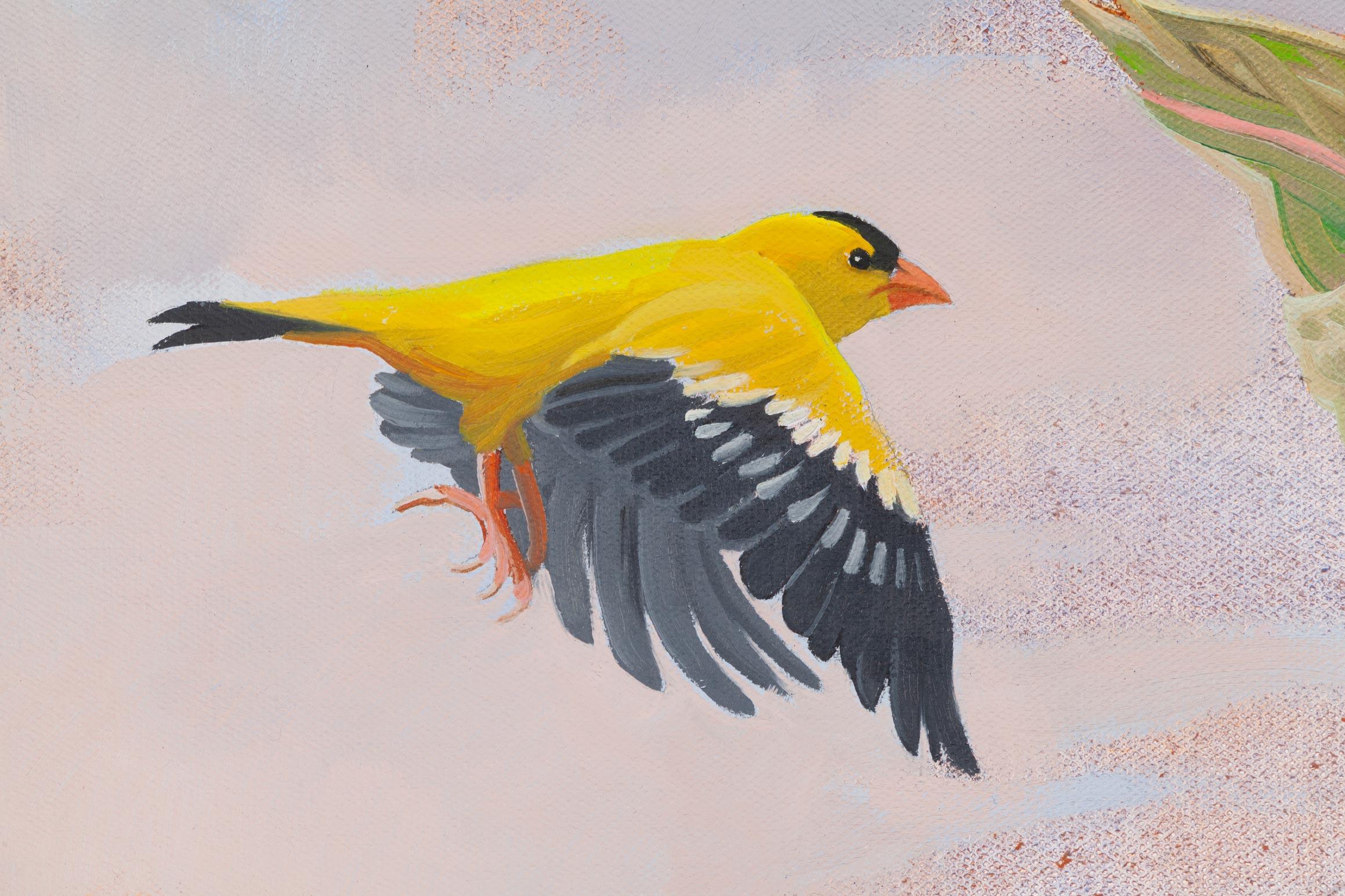 Ode to Mullien (Amerikanischer Realismus), Painting, von Nora Othic
