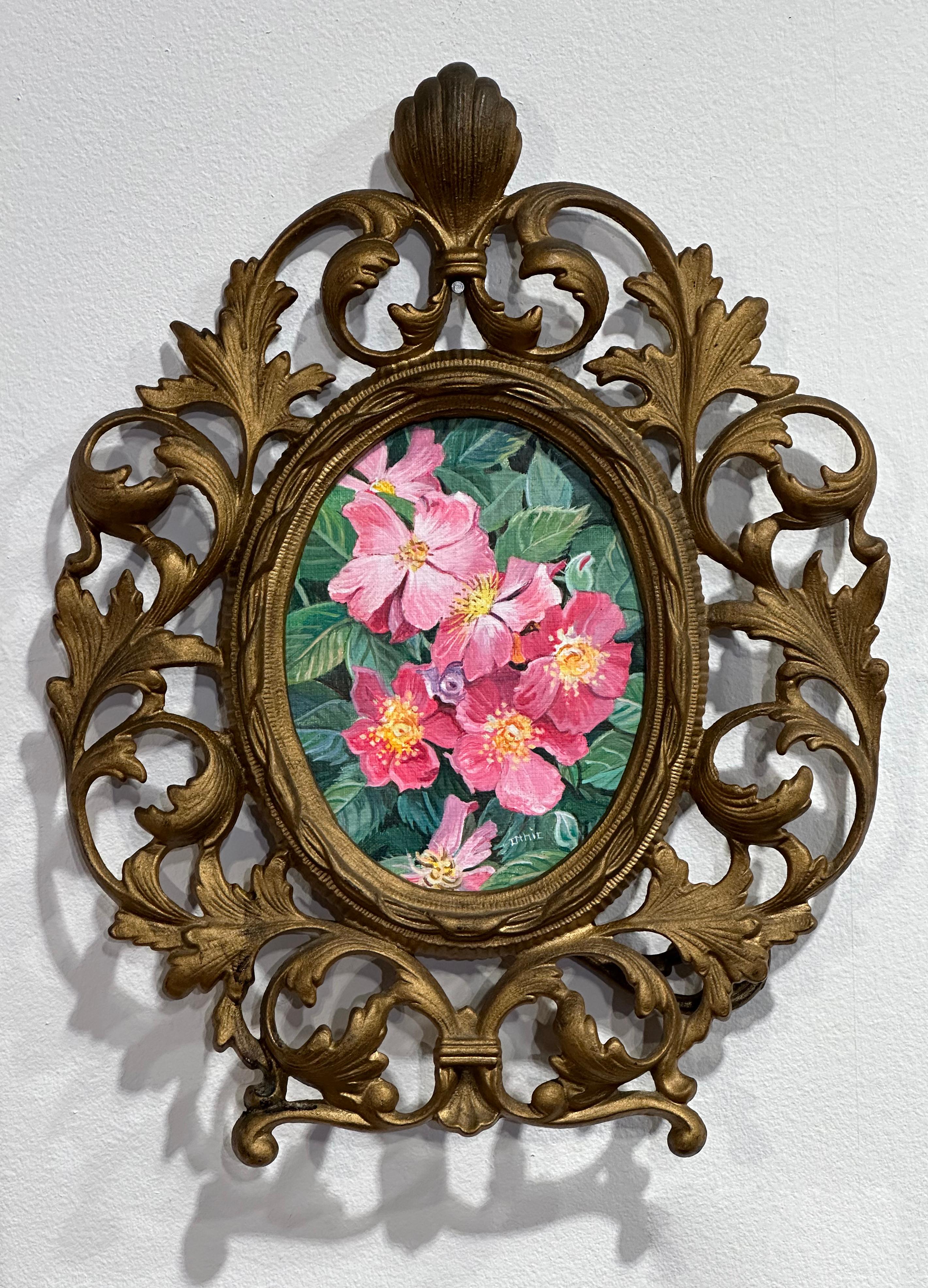 Nora Othic Still-Life Painting - Prairie Rose