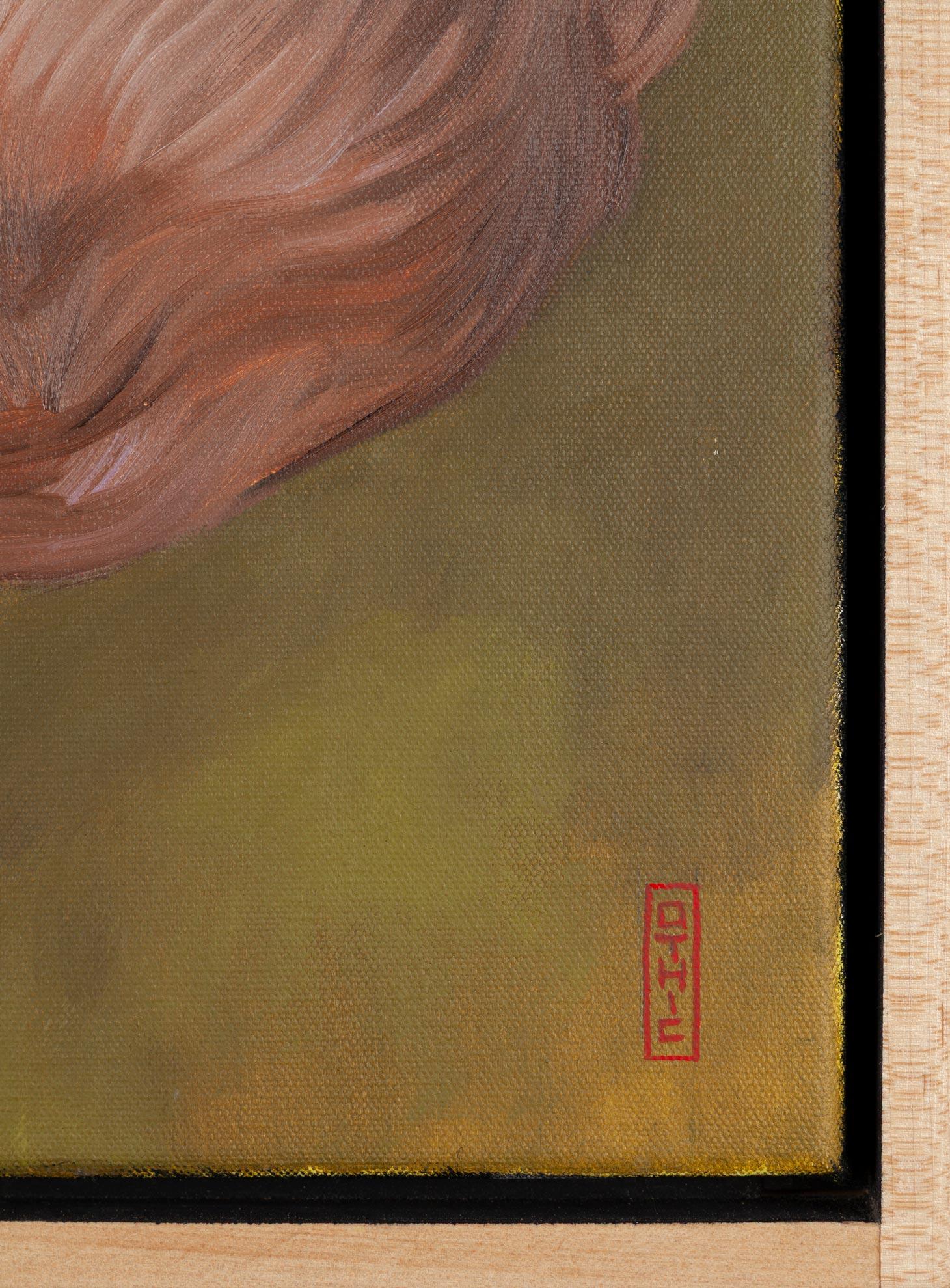 Red Dog – Painting von Nora Othic