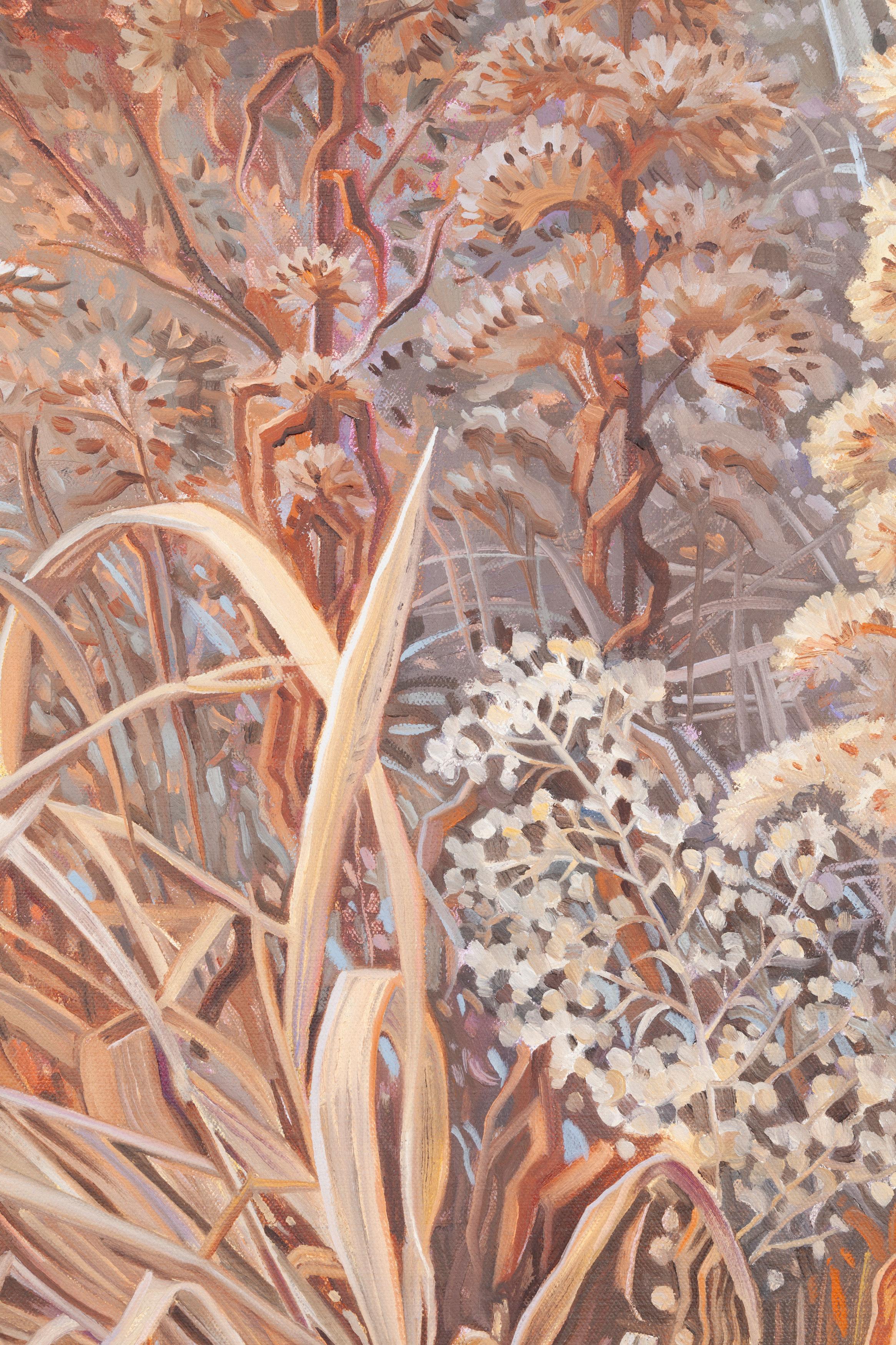 A. Winter (Ghiandaia azzurra) - Animal Painting Marrone di Nora Othic