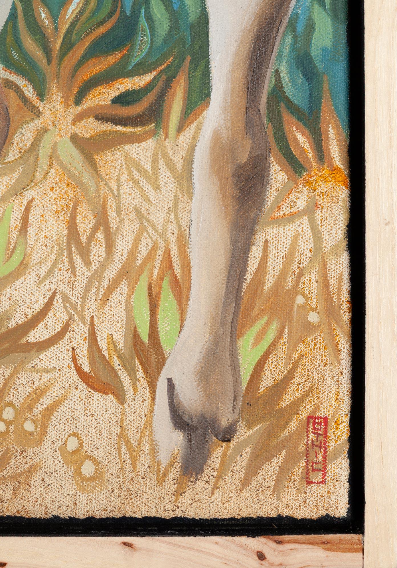 Young Doe – Painting von Nora Othic