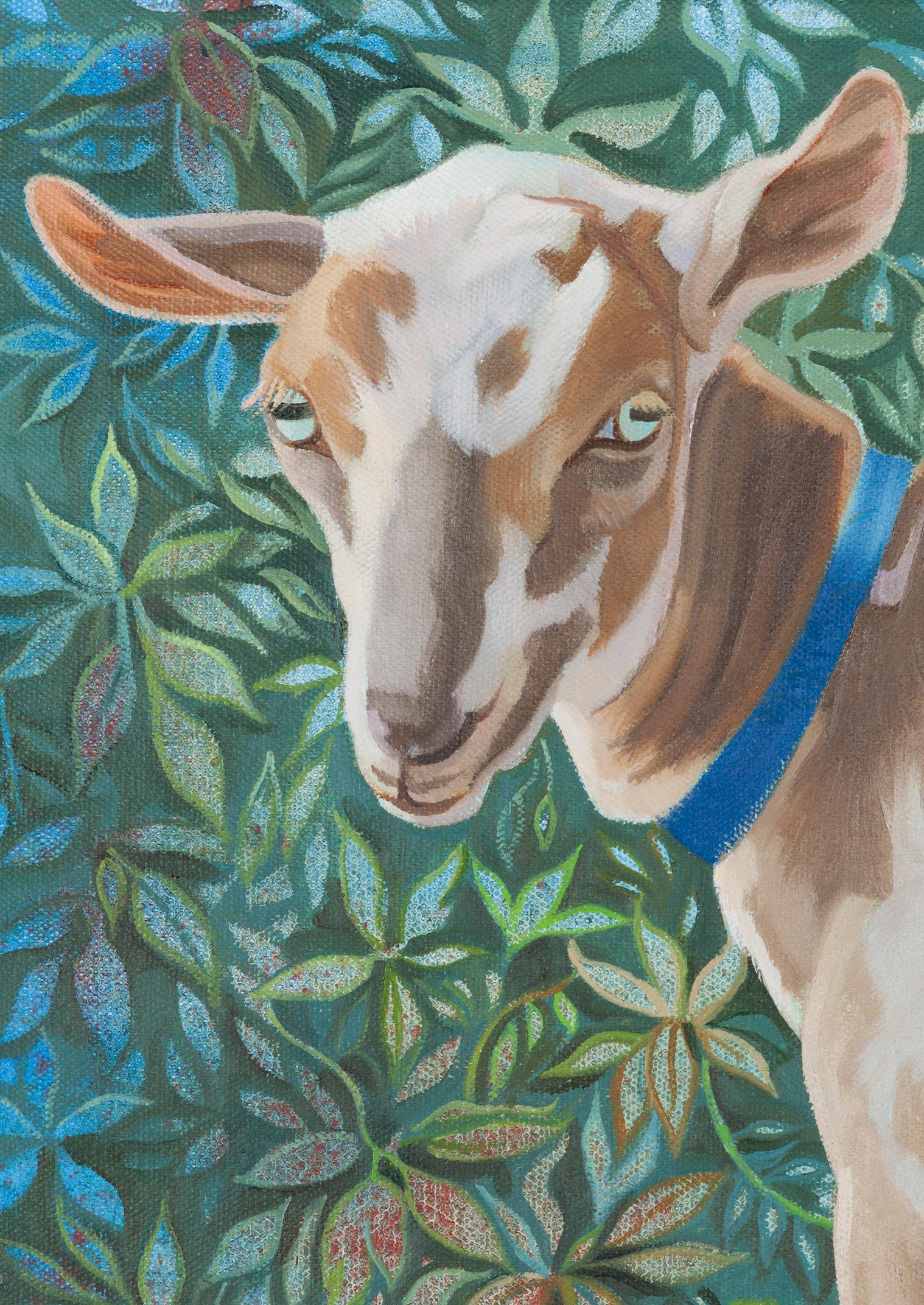 Young Doe (Amerikanischer Realismus), Painting, von Nora Othic