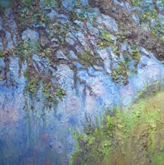 Pitch Pine Over Pond : Pittura a olio su tela raffigurante la Nature