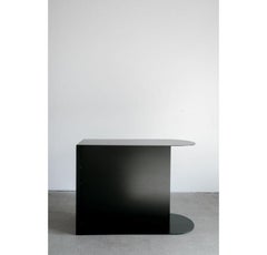 Norah Accent Table in Steel with Poly Finish 36"D + 26"H
