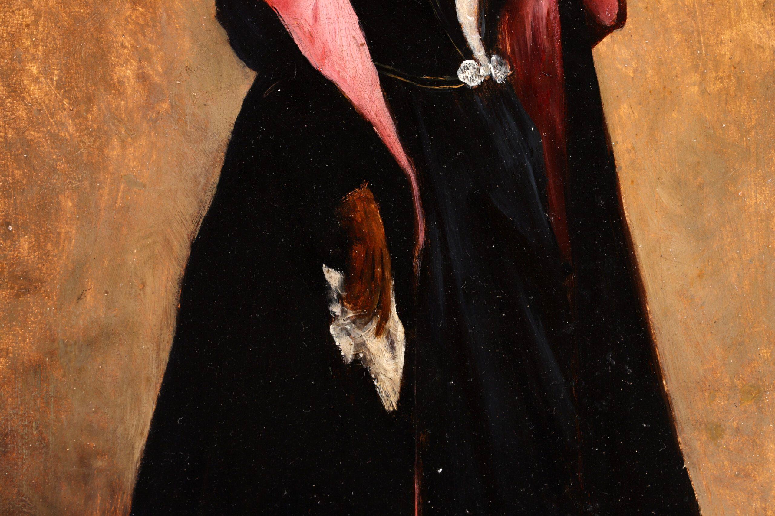 Portrait d'une femme elegante - Impressionist Portrait Oil by Norbert Goeneutte 3