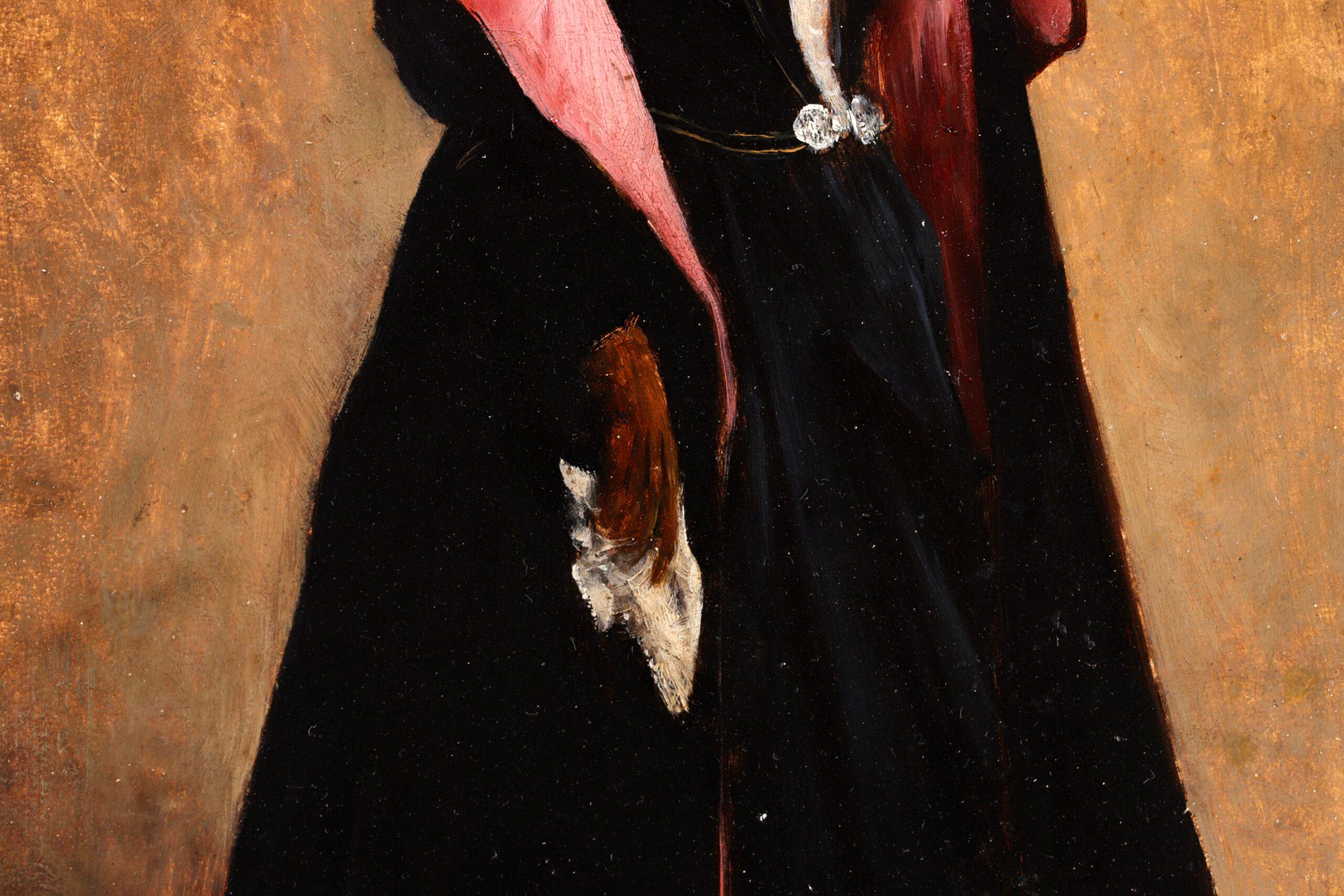 Portrait d'une femme elegante - Ritratto impressionista a olio di Norbert Goeneutte 3