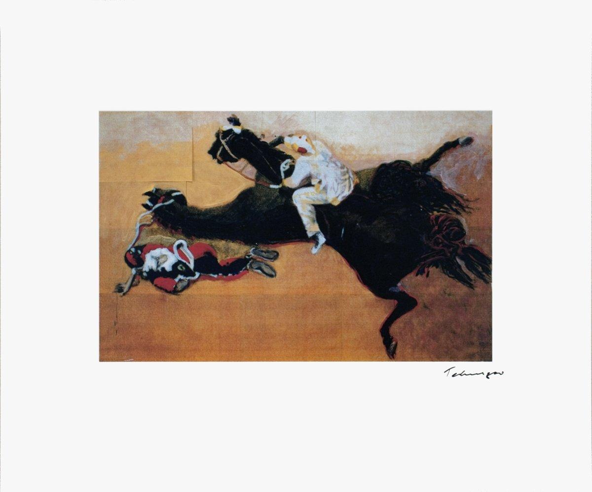 1999 Norbert Tadeusz 'Horses' Multicolor, Brown, Black Germany Offset Lithograph
