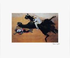 1999 Norbert Tadeusz 'Horses' Multicolor, Brown, Black Germany Offset Lithograph