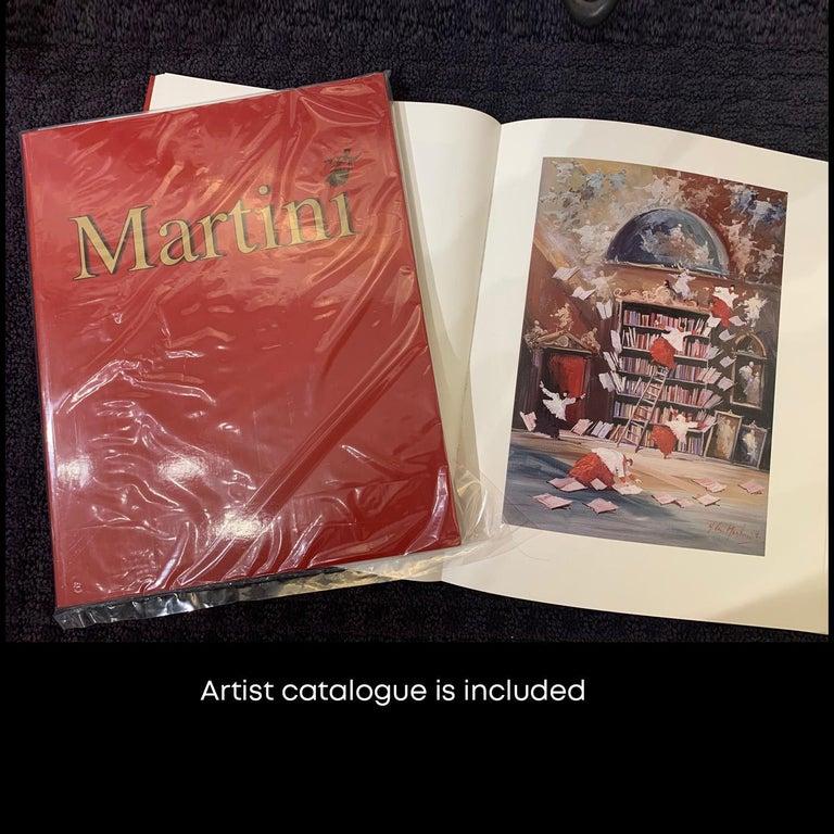 En el Jardín del Cardenal - Pintura Figurativa de Norberto Martini en venta 7