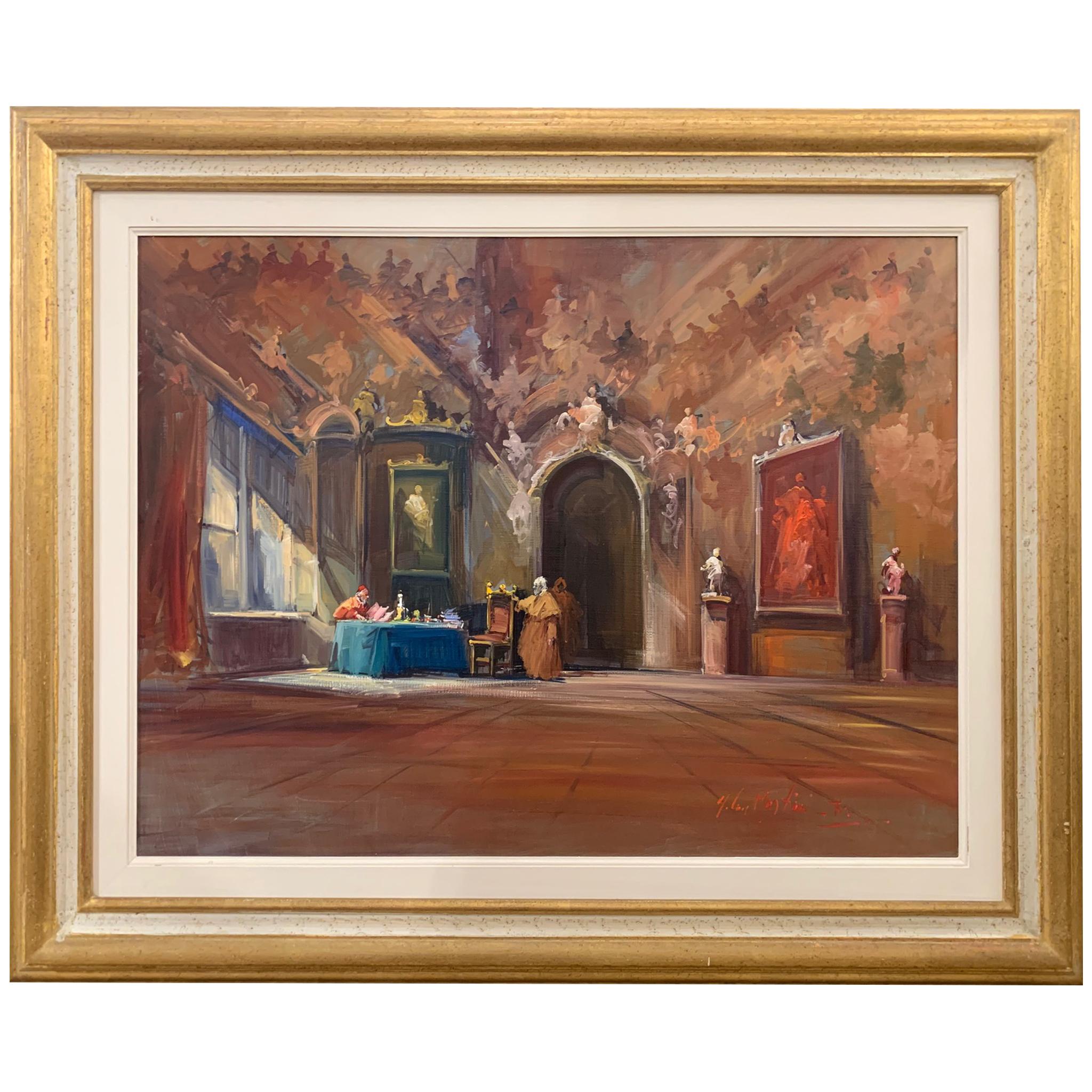 Opera Don Carlos – Figuratives Gemälde von Norberto Martini im Angebot 1