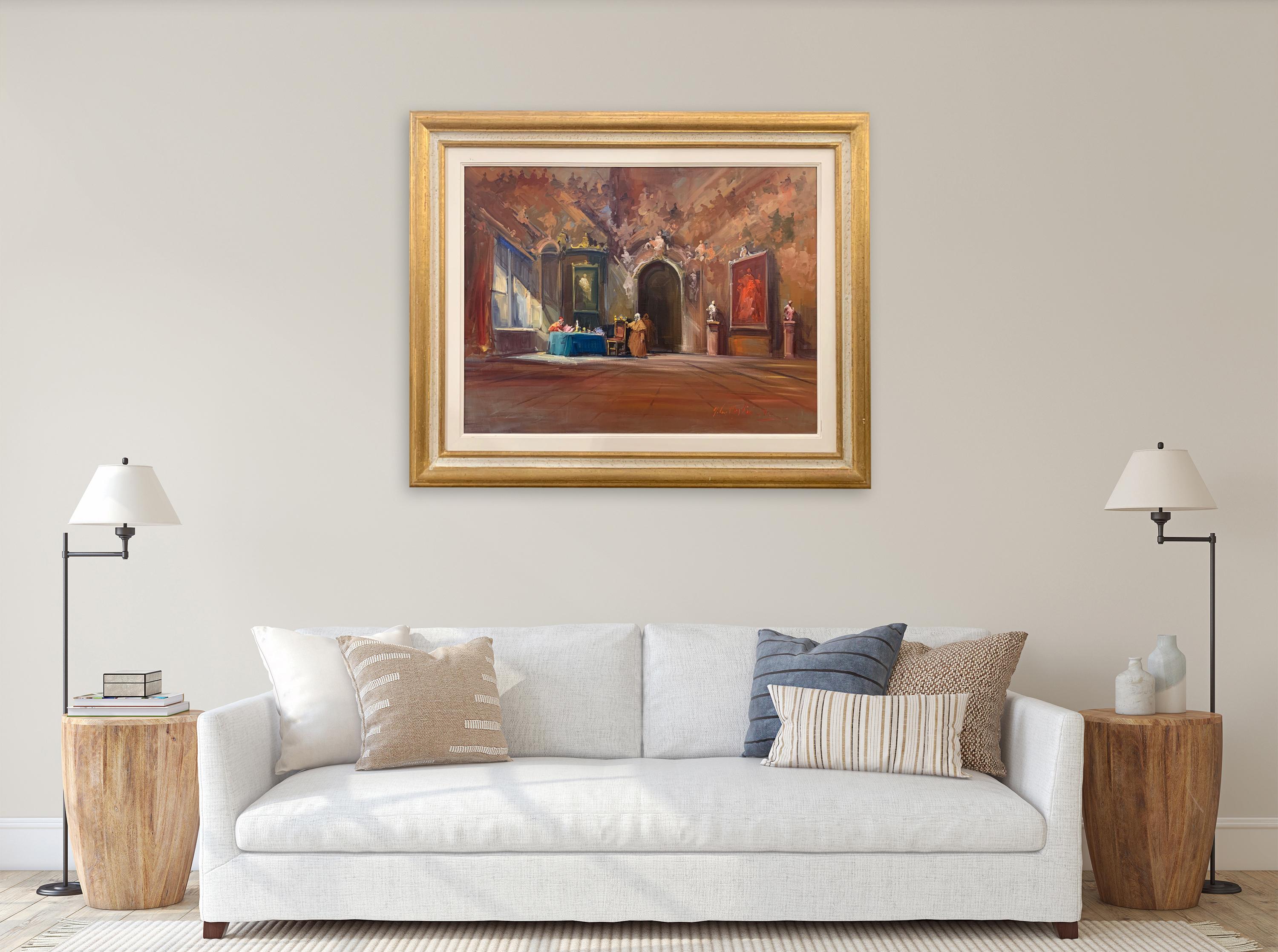Opera Don Carlos - Figurative Painting by Norberto Martini For Sale 2