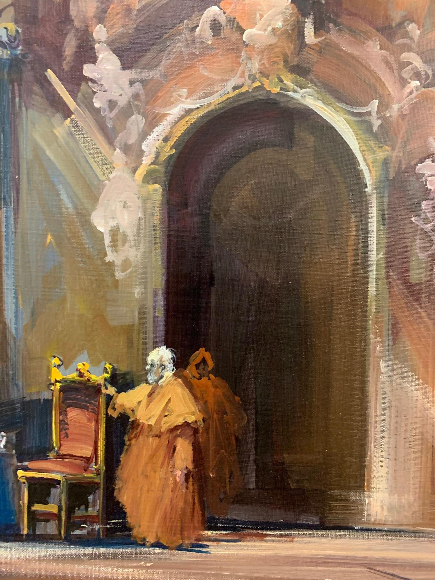 Opera Don Carlos - Figurative Painting by Norberto Martini For Sale 6