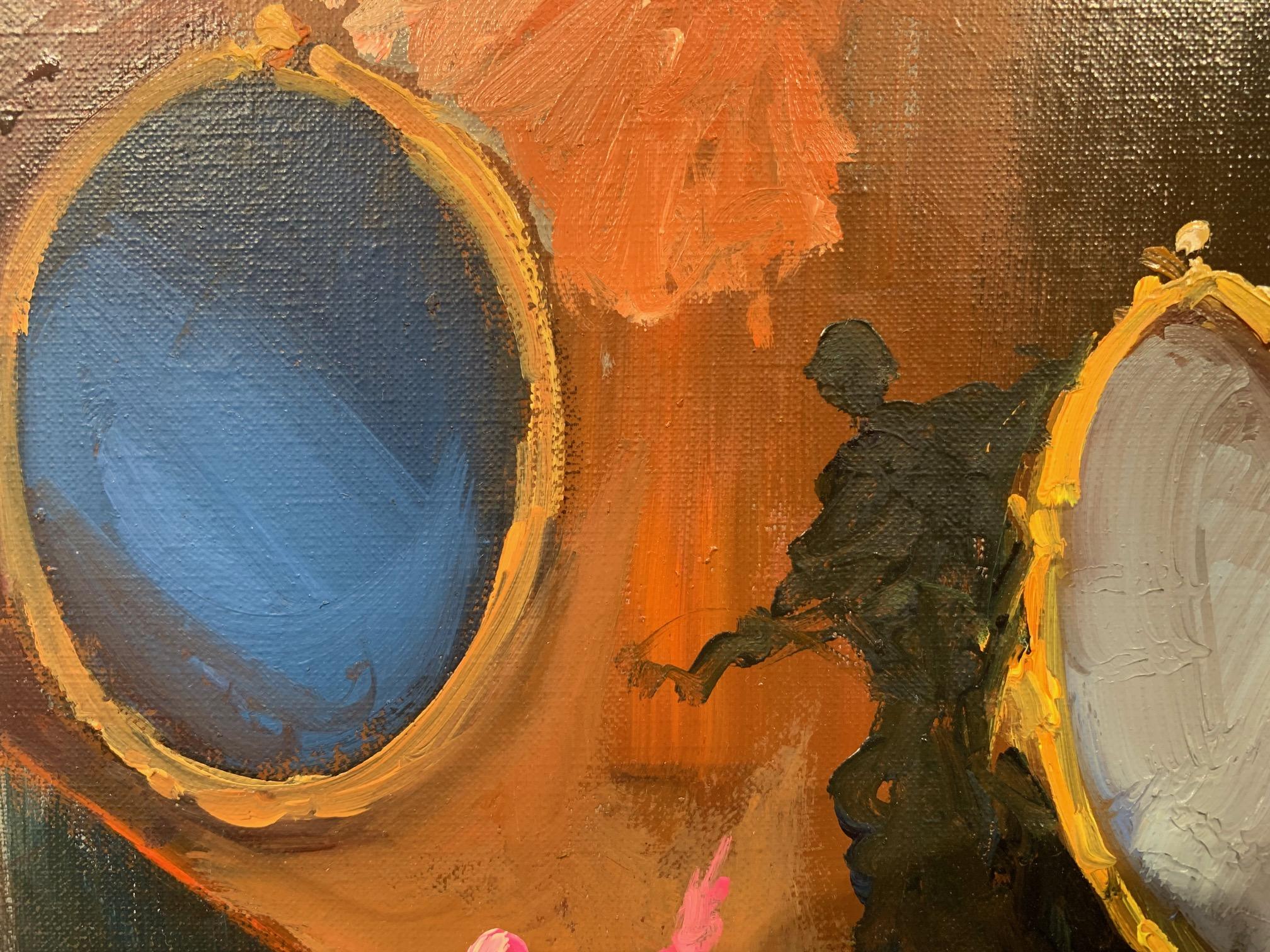 Room of Mirrors - Figurative Painting by Norberto Martini For Sale 5