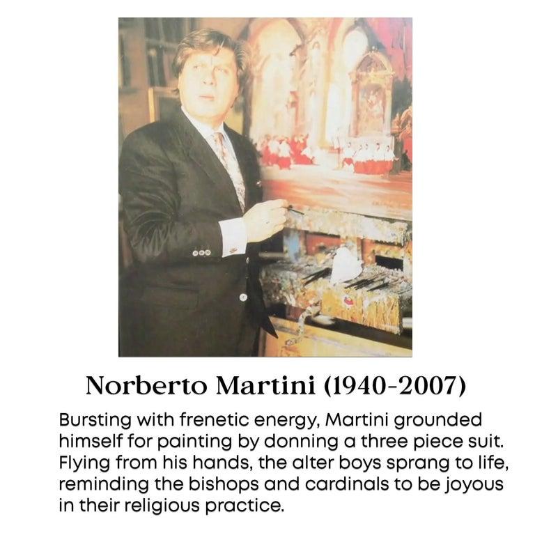 Figuratives Gemälde „The Birthday Of Cardinal“ von Norberto Martini im Angebot 6