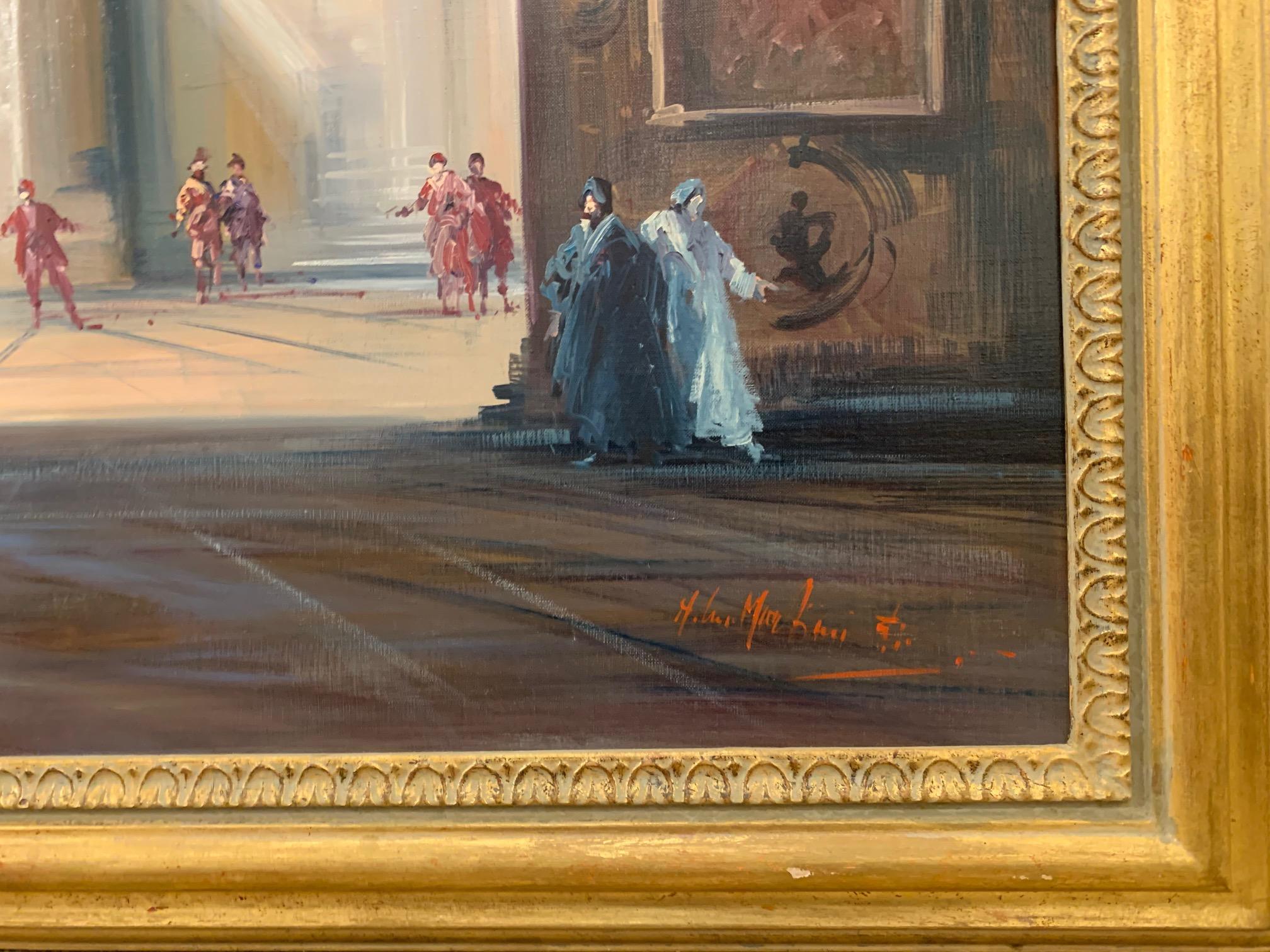 The Conspiracy (Opera The Robbers) – Figuratives Gemälde von Norberto Martini im Angebot 4