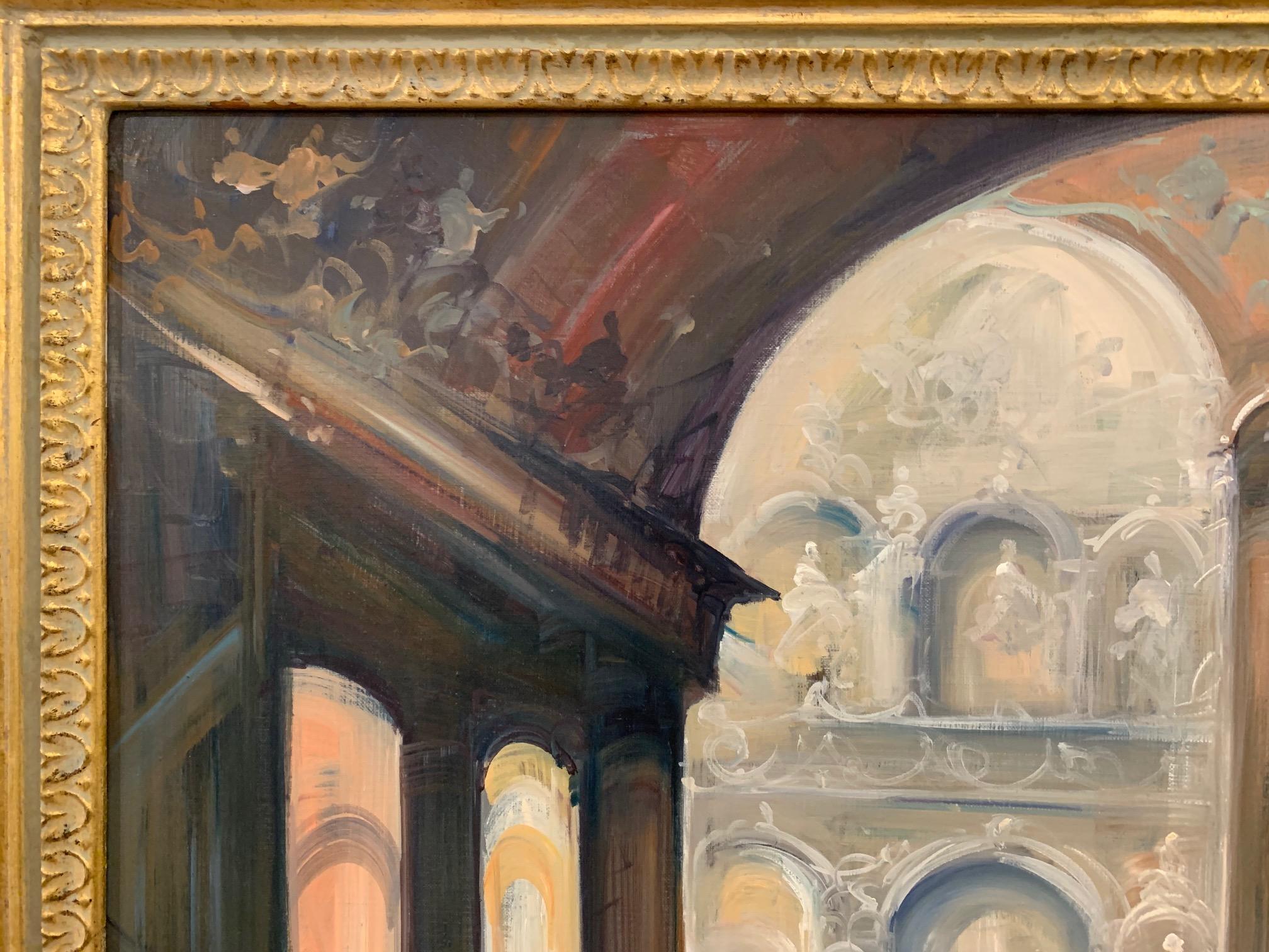 The Conspiracy (Opera The Robbers) - Figurative Painting by Norberto Martini For Sale 5