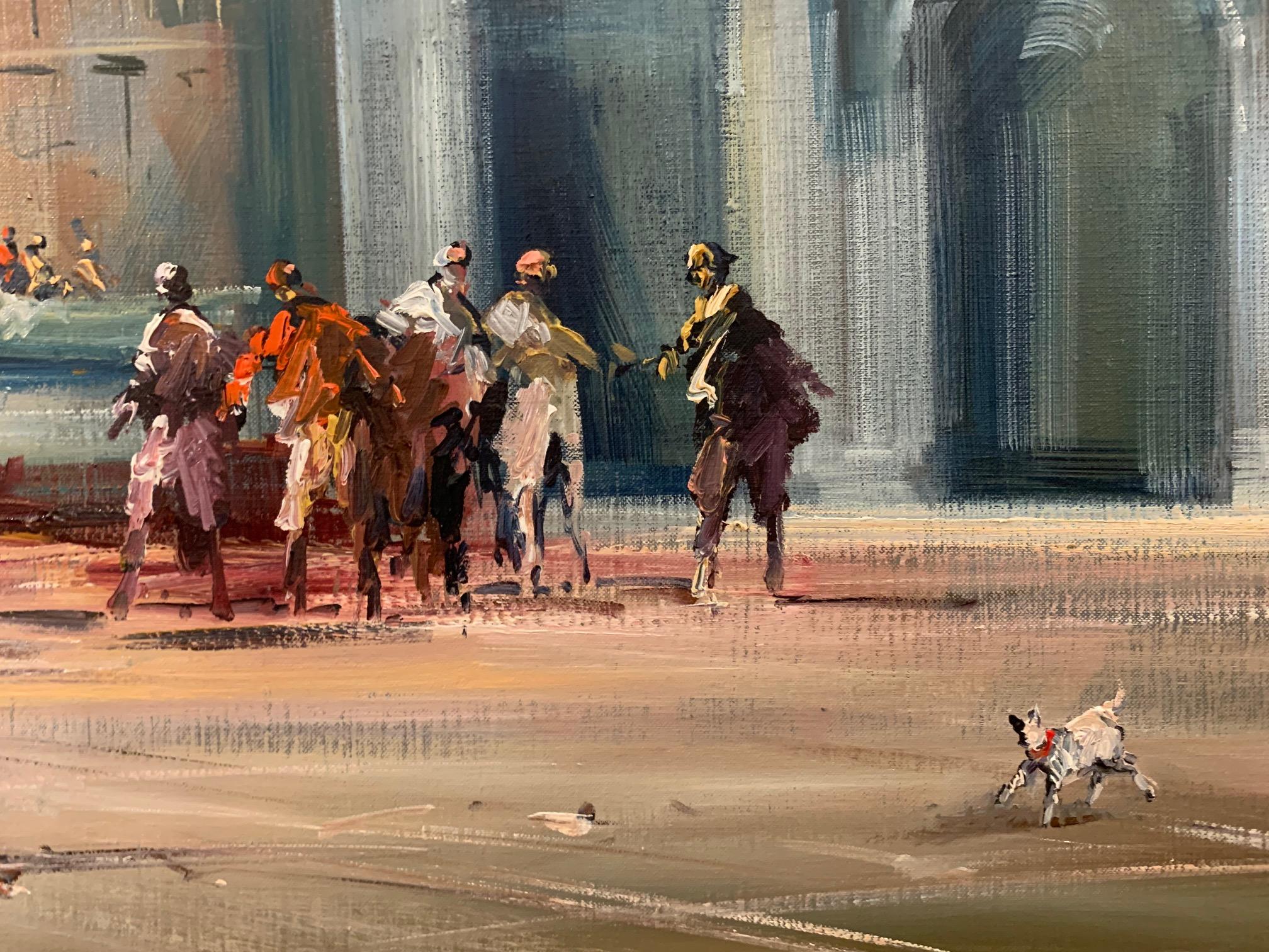 The Merchant Of Venice – Figuratives Gemälde von Norberto Martini im Angebot 5