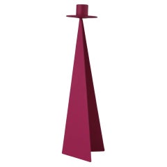 Nord Steel Denmark Mid-Century - MCM- Candle Holder from the 60s - Bold Pink -