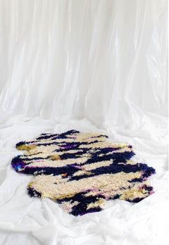 Norden Hide Squiggle Rug Crafted in New Zealand Wool by Okej Studio