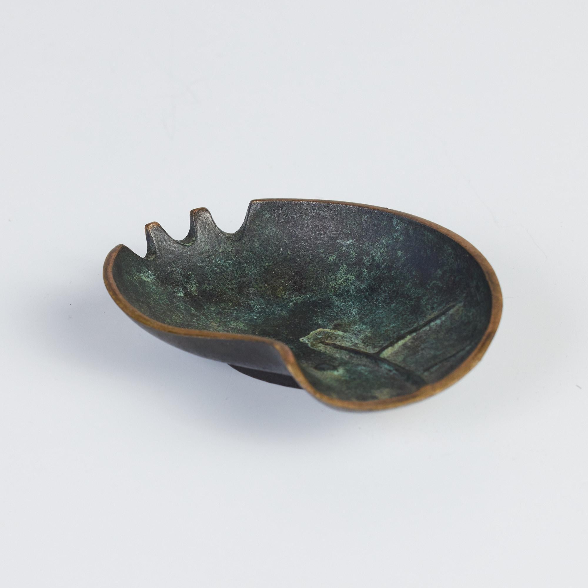 Mid-Century Modern Nordia Leaf Shaped Ashtray