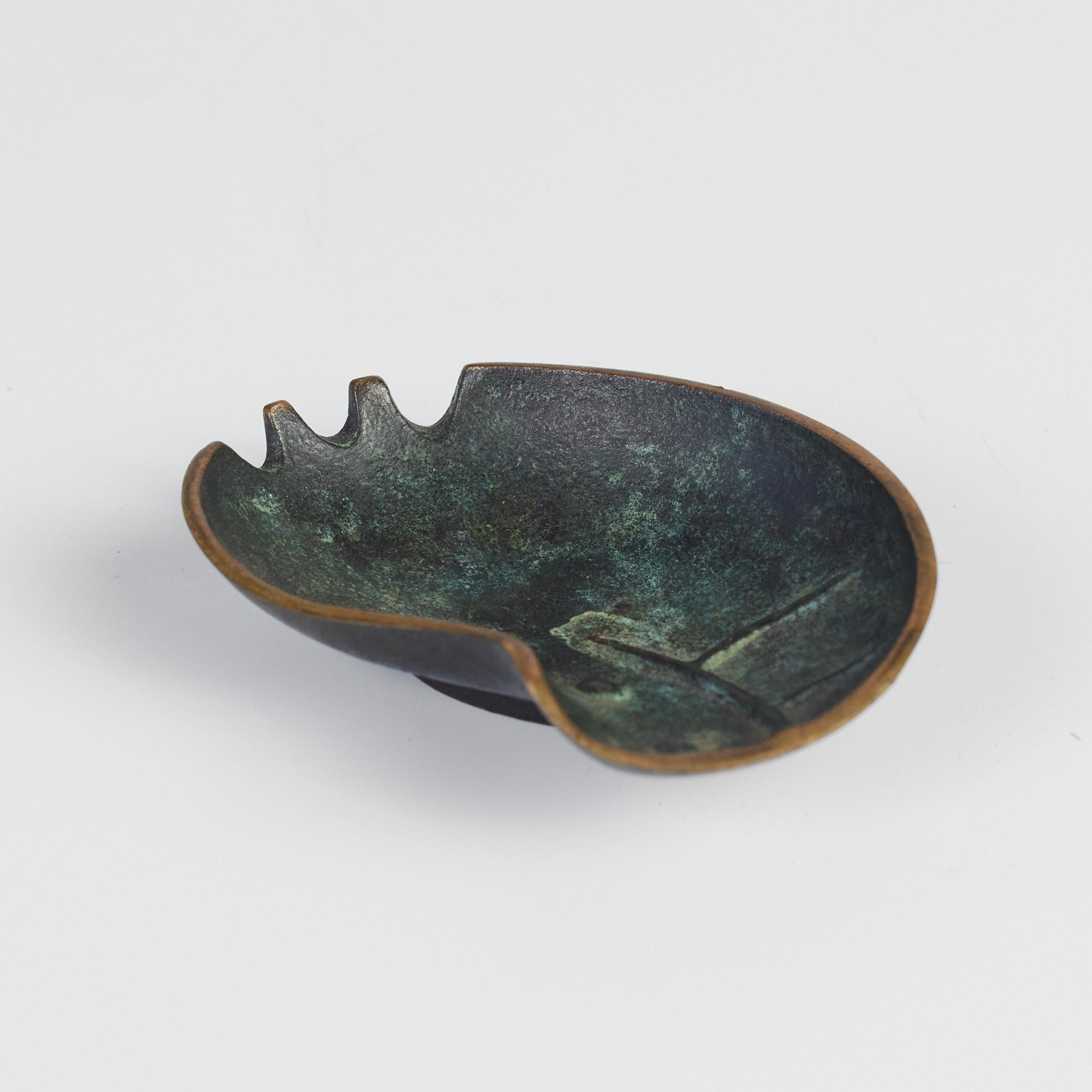 20th Century Nordia Leaf Shaped Ashtray