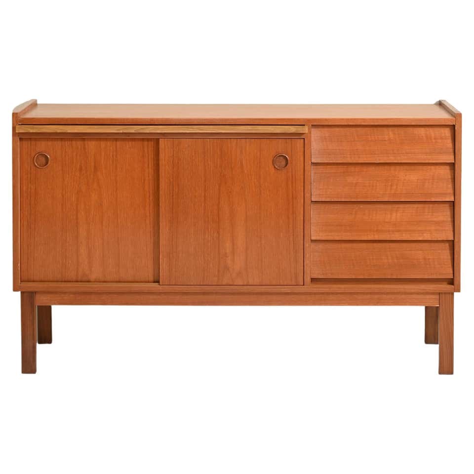 Midcentury Circles Teak Sideboard by Nathan Furniture, 1960s at 1stDibs