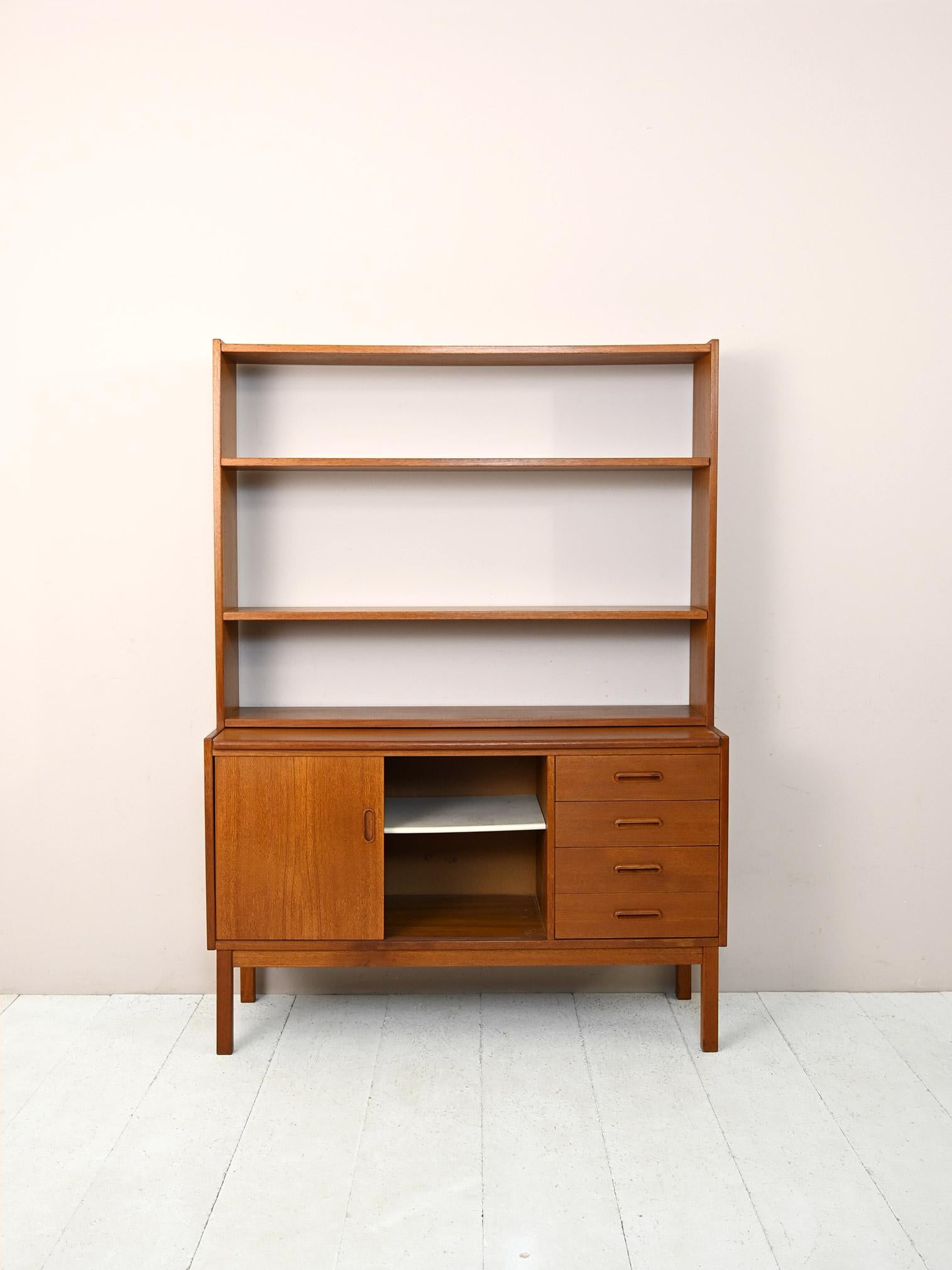 Swedish Nordic Bookcase Sideboard For Sale