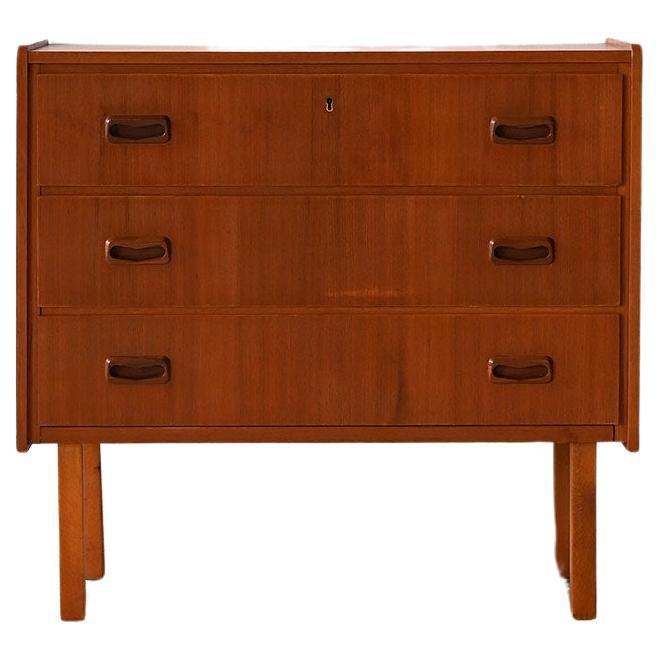 Nordic chest of drawers with 3 drawers For Sale