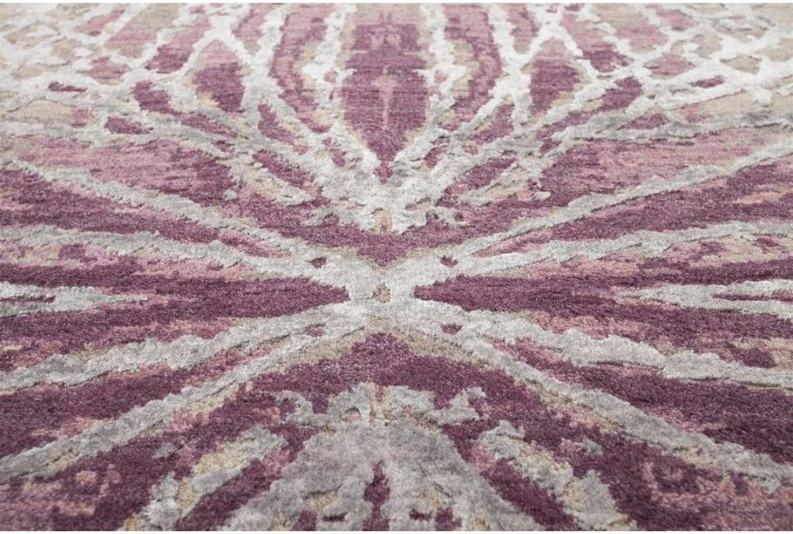 Nordic Enigma Aschenholz & Mauve 300x420 cm Handgeknüpfter Teppich (Indisch) im Angebot