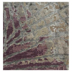 Nordic Knots - Tappeto in legno di frassino e malva 300x420 cm Annodato a mano