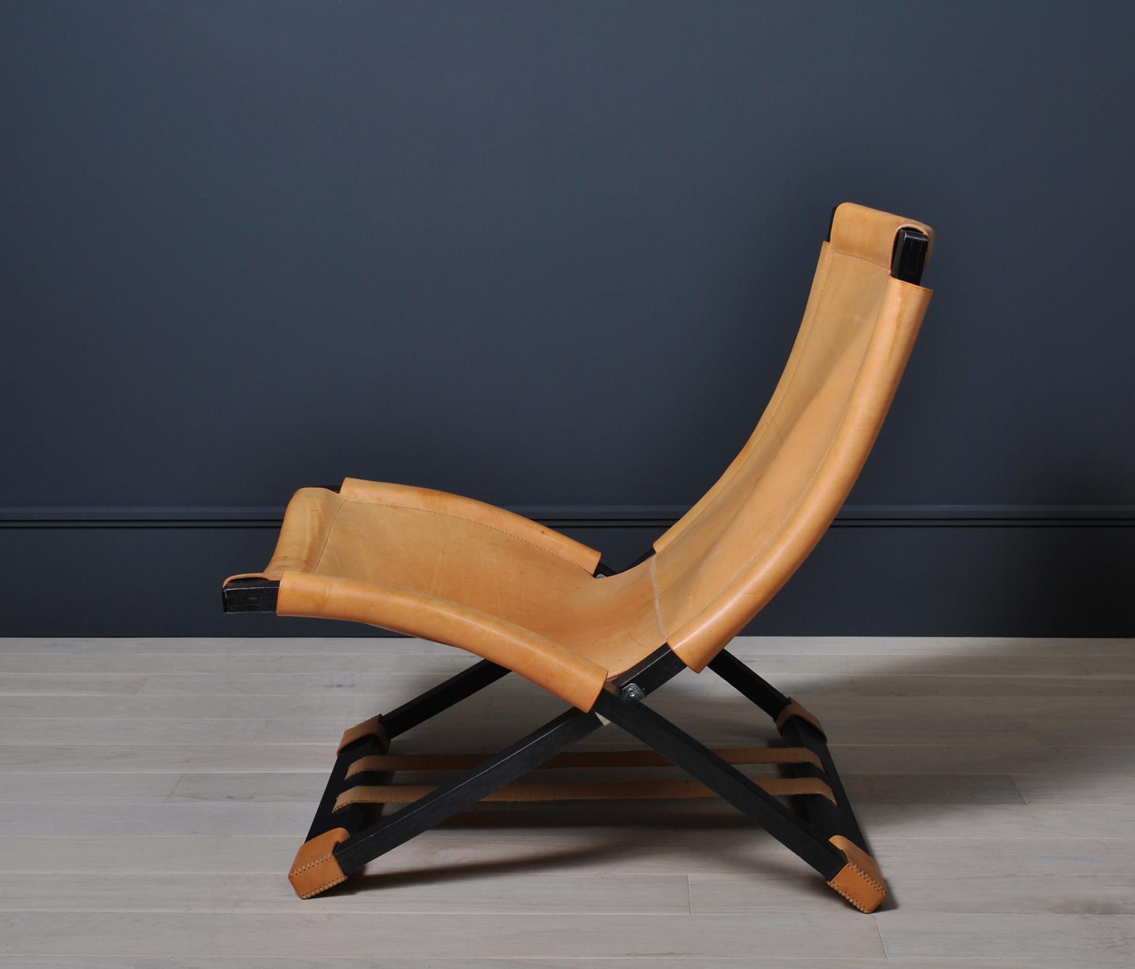 Nordic Leather Lounge Chair by Ingmar Relling 3