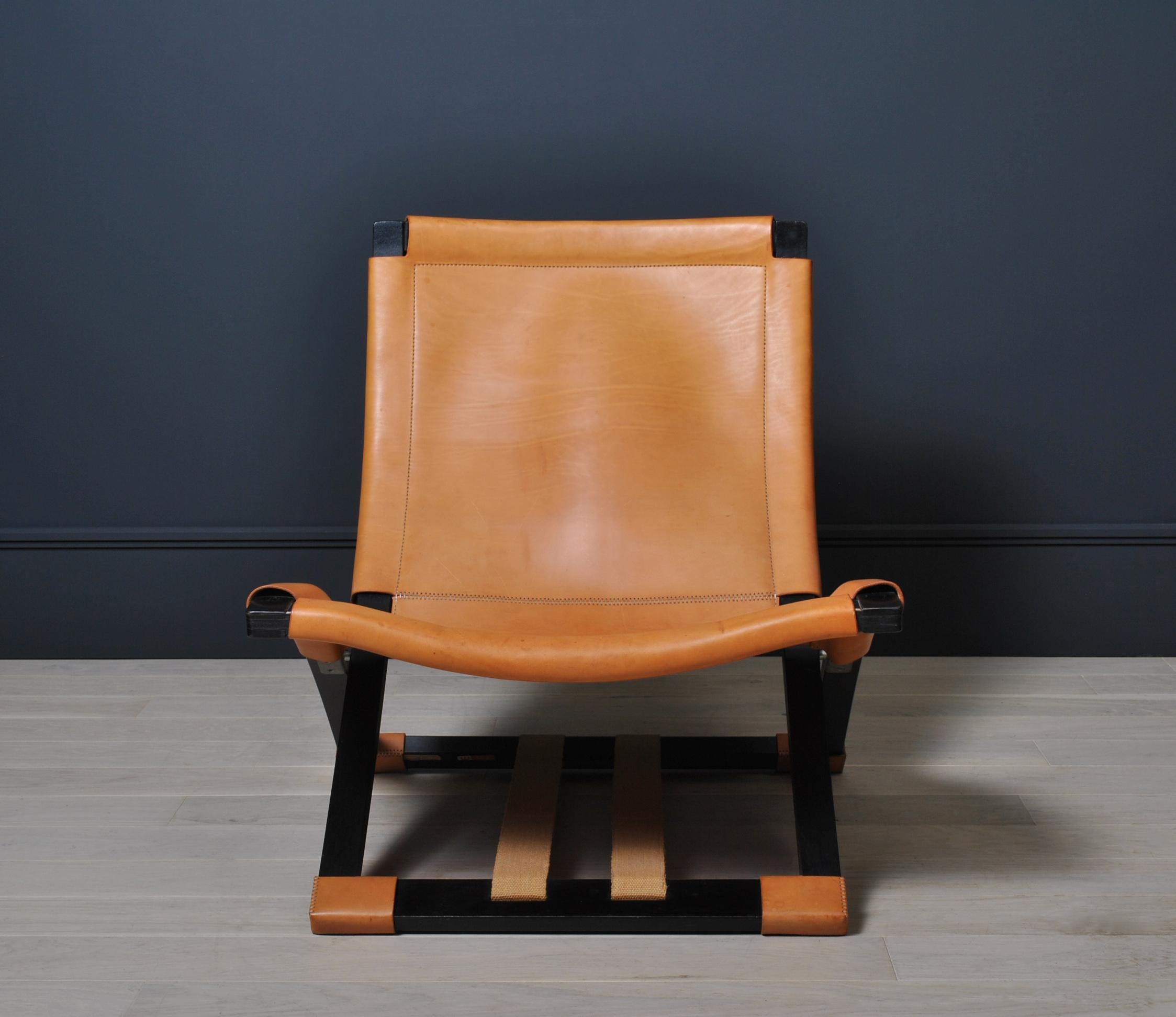 Nordic Leather Lounge Chair by Ingmar Relling 4