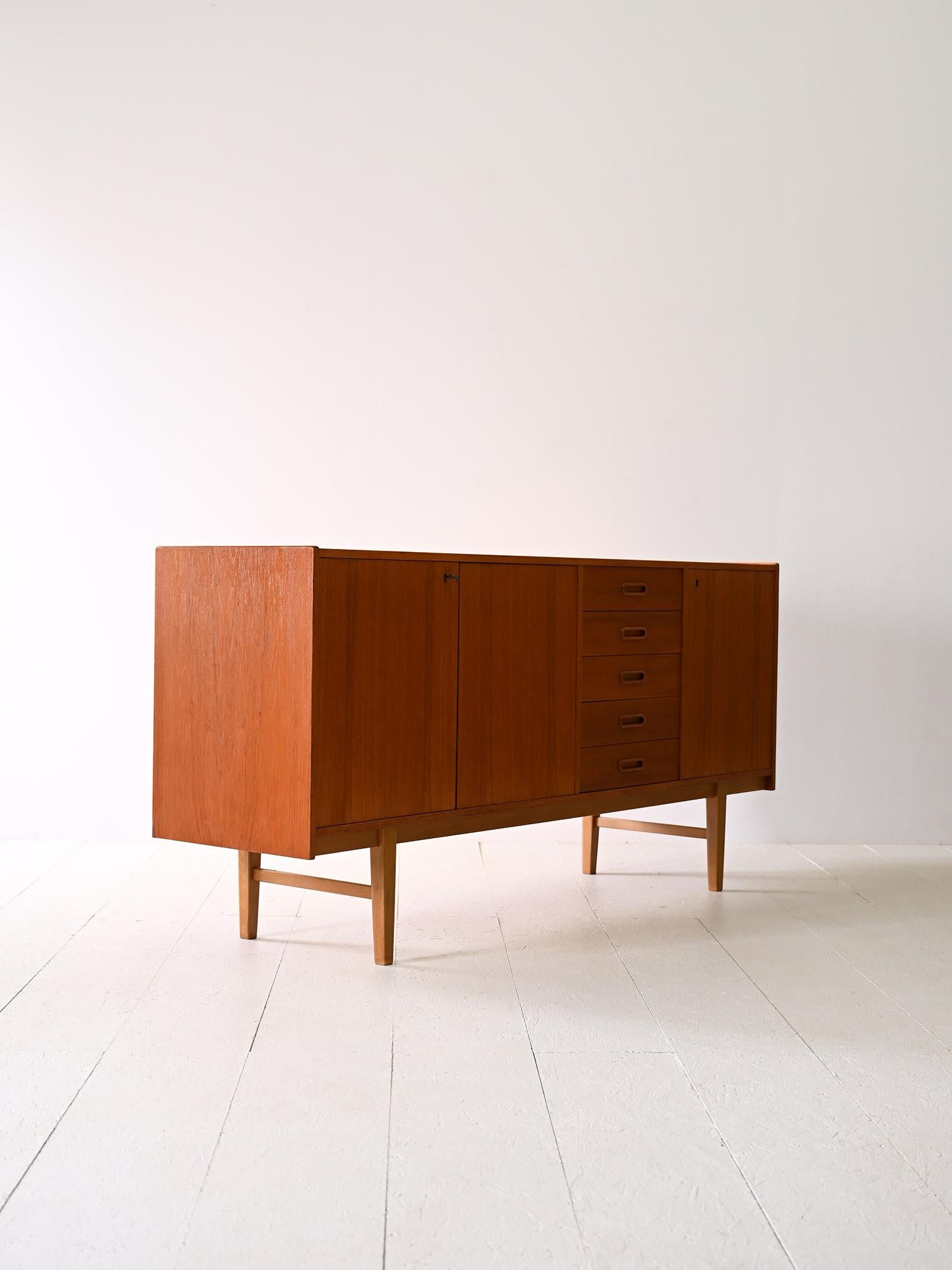 Scandinavian Nordic-made sideboard with drawers