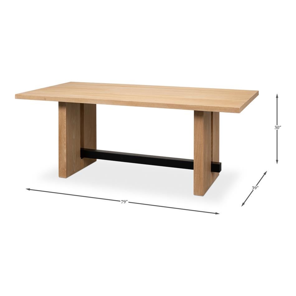Nordic Minimalist Dining Table For Sale 5