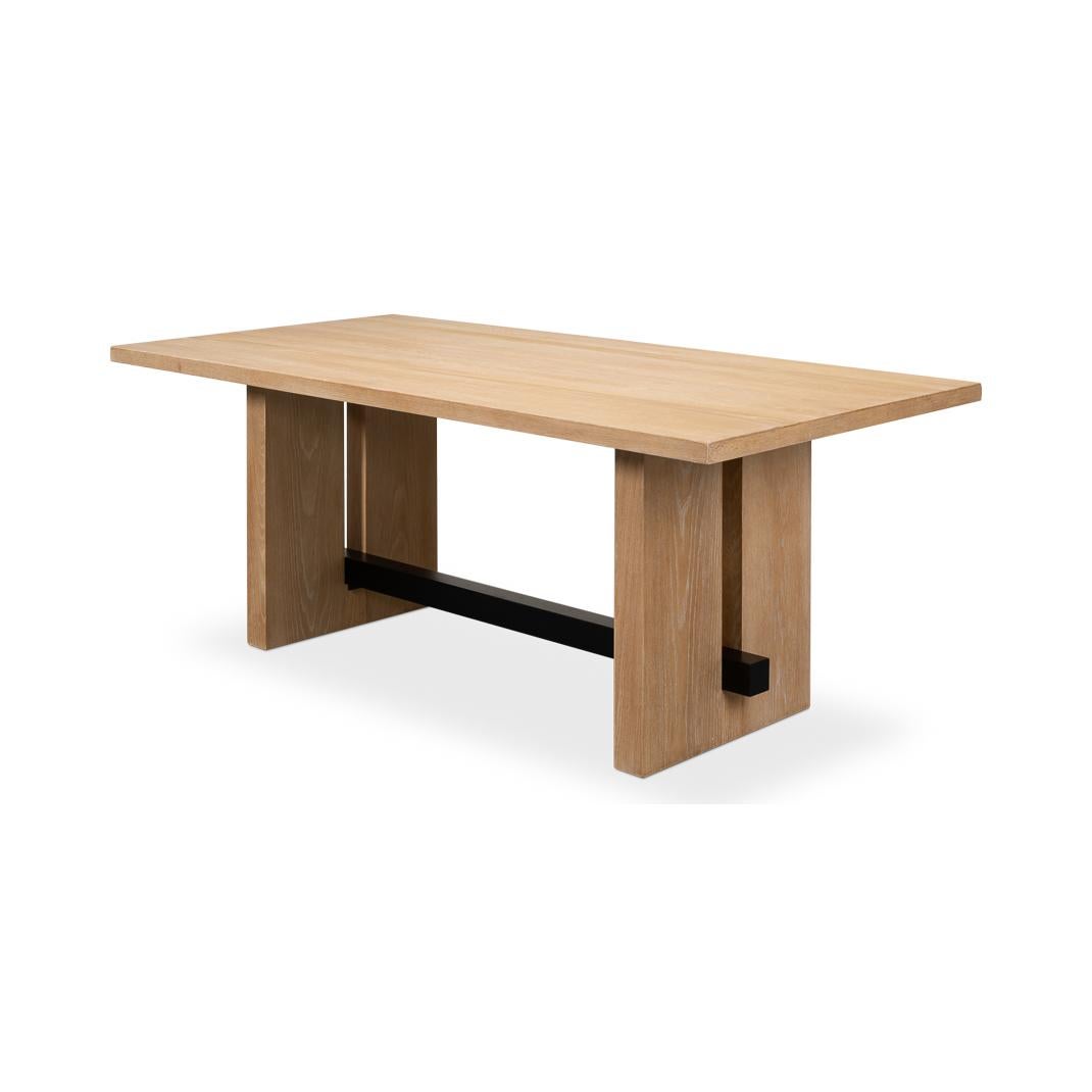 Asian Nordic Minimalist Dining Table For Sale