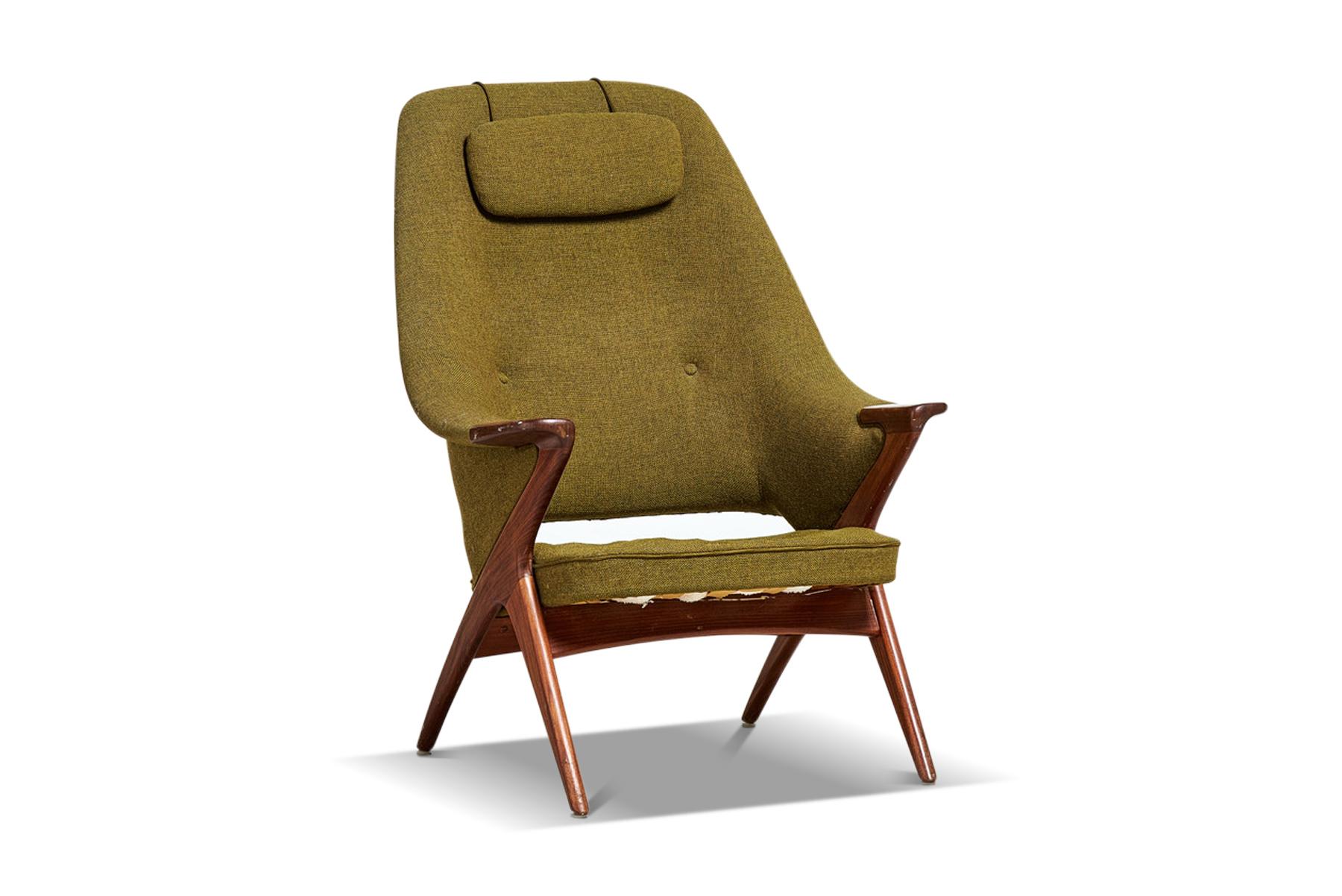 20th Century Nordic Modern Bravo Lounge Chair By Sigurd Resell