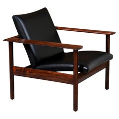 Restaurada por expertos - Silla reclinable nórdica moderna de palisandro esculpido