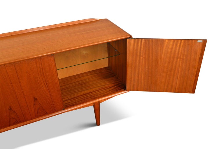 Nordic Modern Teak Credenza By Gustav Bauhaus For Sale at 1stDibs