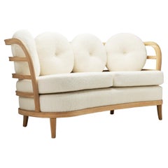 Nordisch-modernes zweisitziges Sofa von Oy Boman Ab, Finnland 1940er Jahre