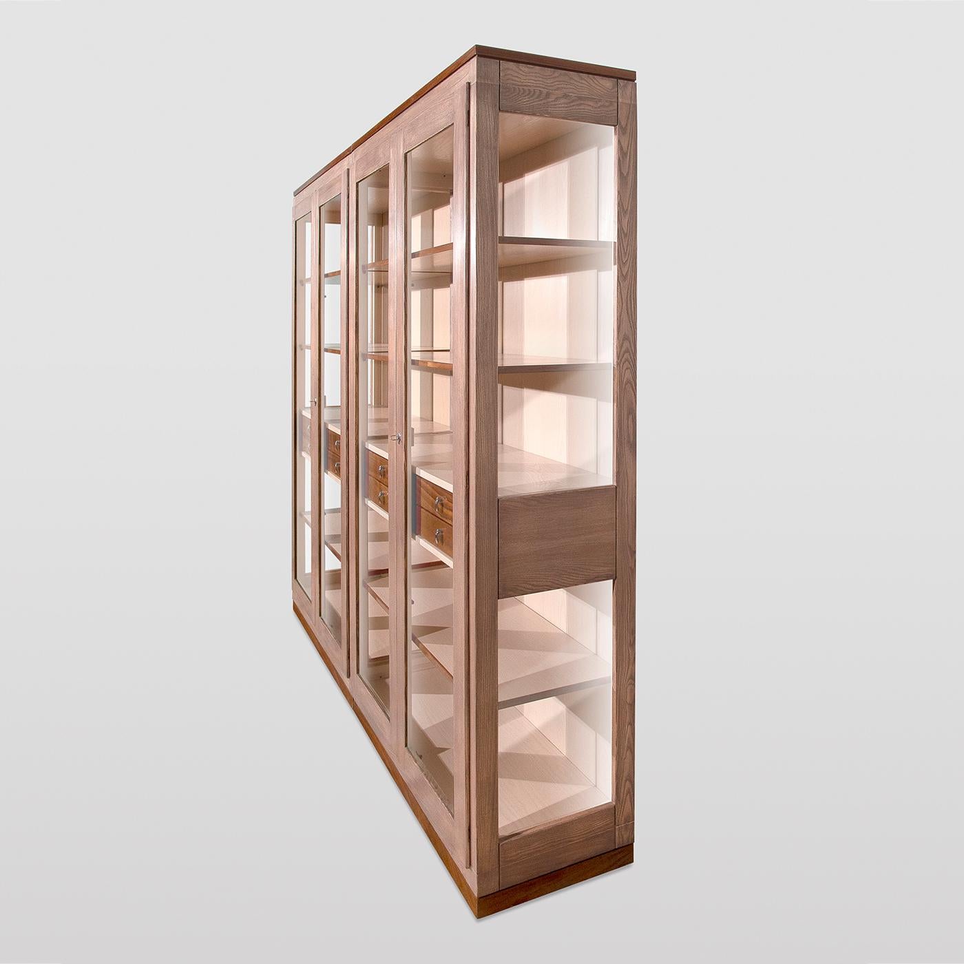 Modern Nordic Modular Bookcase by Erika Gambella For Sale