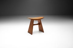 Nordic Pine Stool, Scandinavia Mid-20th Century