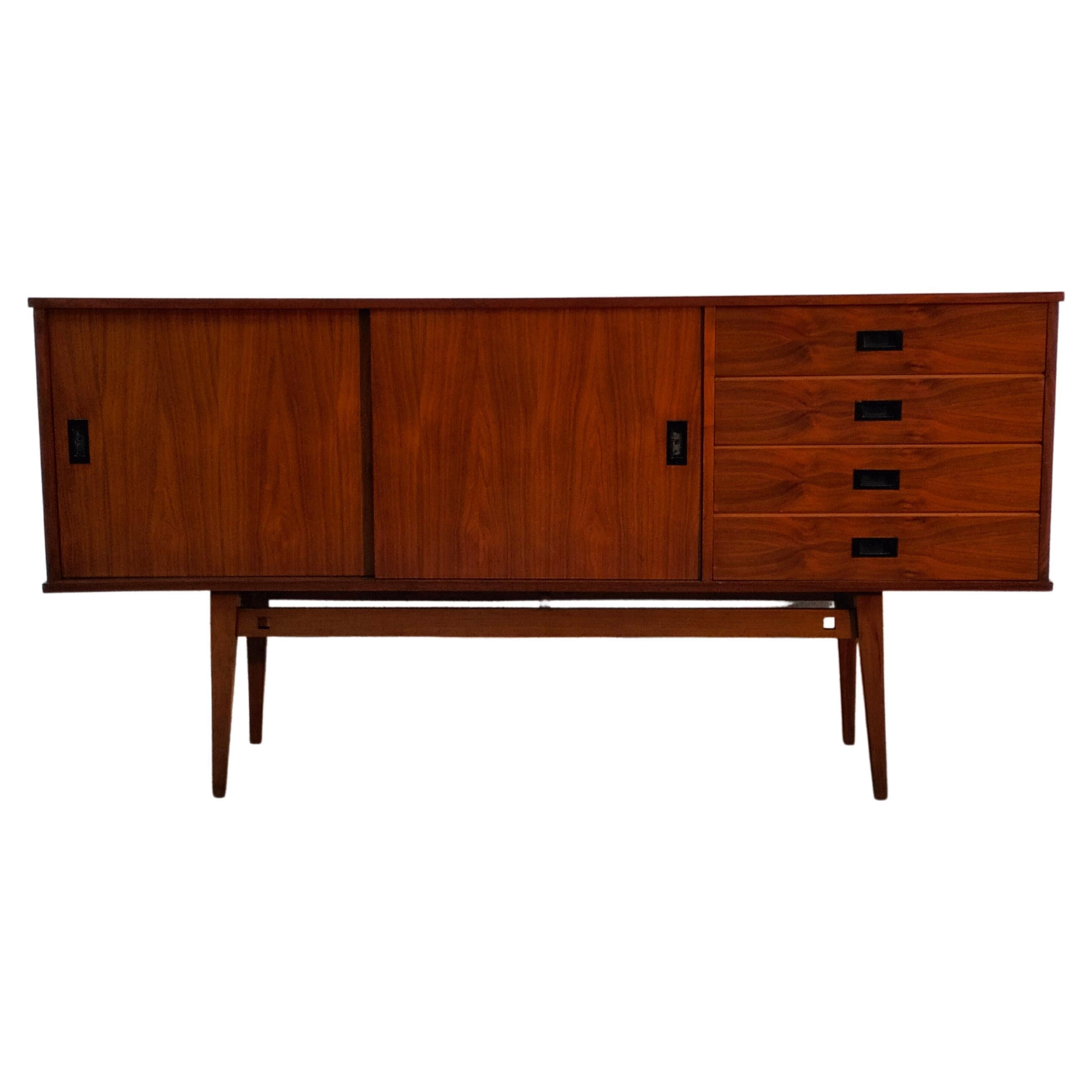 Nordic Scandinavian Style Teak Sideboard from the 1960s For Sale