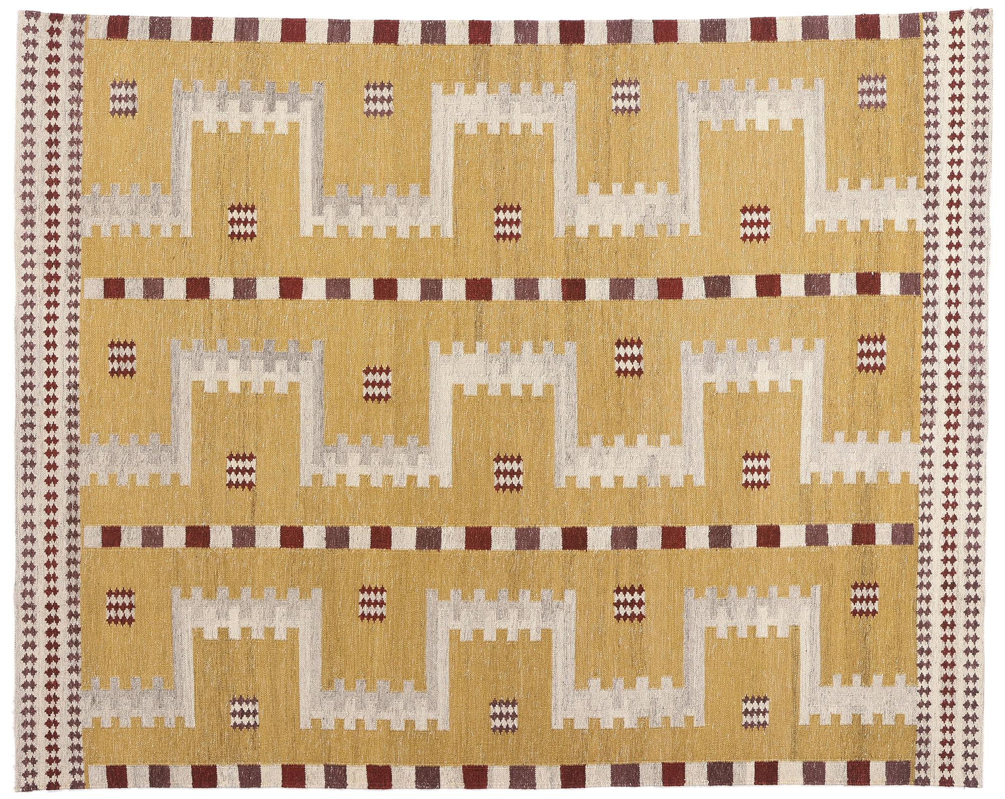 Nordic Solstice: A Scandinavian Swedish-Style Masterpiece of Gilded Geometry For Sale 2