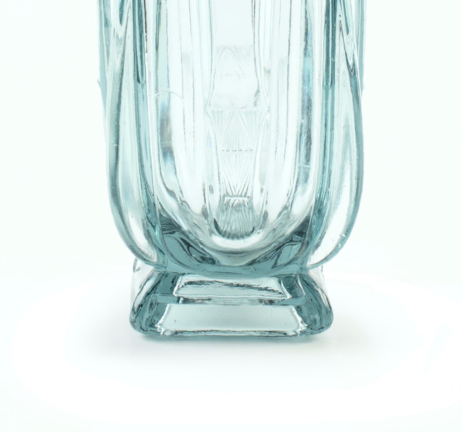 Vaso di vetro in stile nordico, Europa del Nord, anni '50 In condizioni buone in vendita a Roma, IT